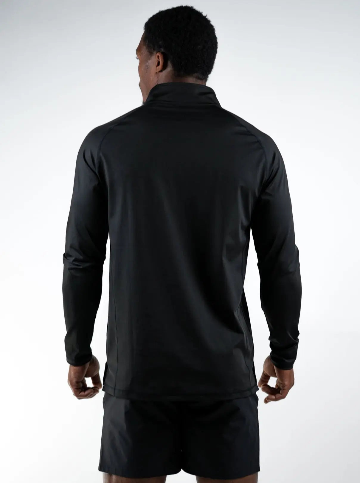 1/4 Zip Pullover - Black HolStrength