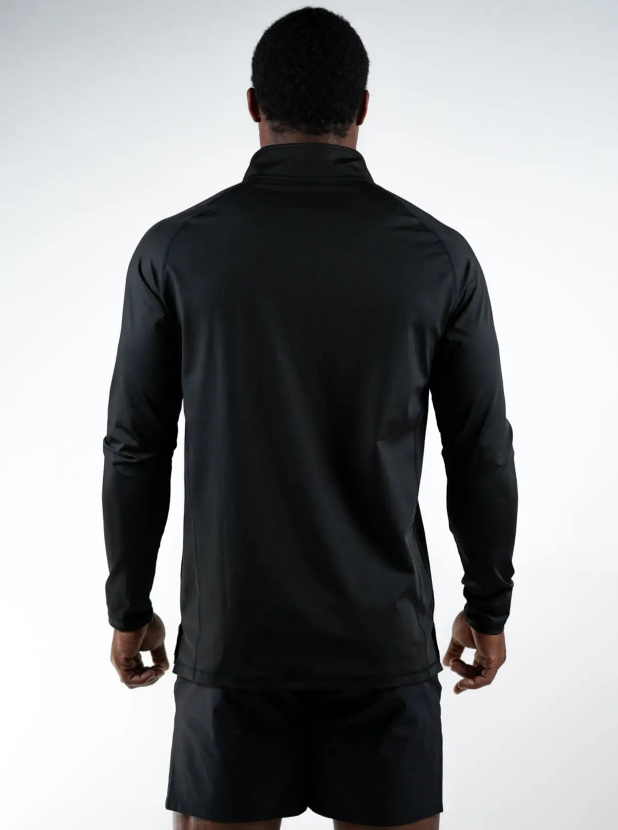 1/4 Zip Pullover - Black HolStrength