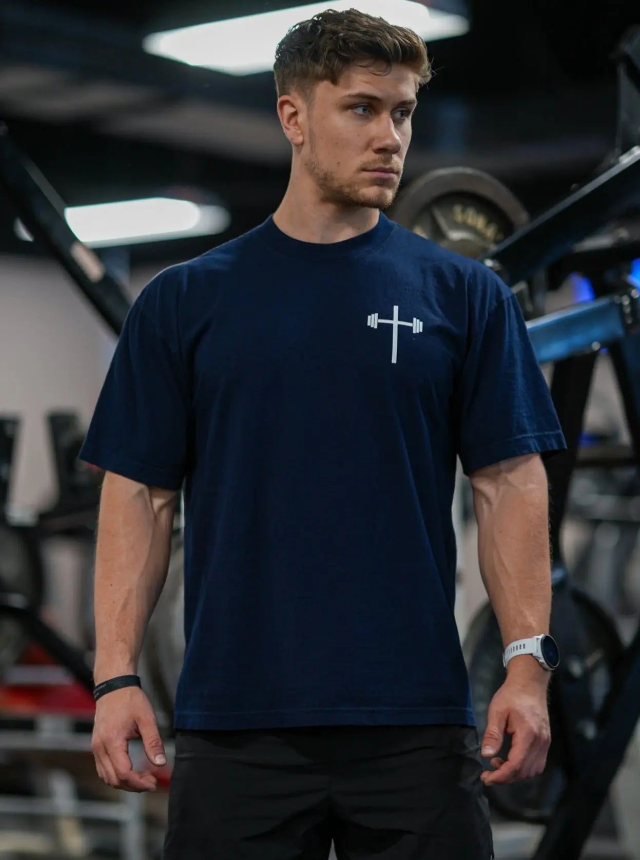 Archangel Michael Tee - Navy HolStrength