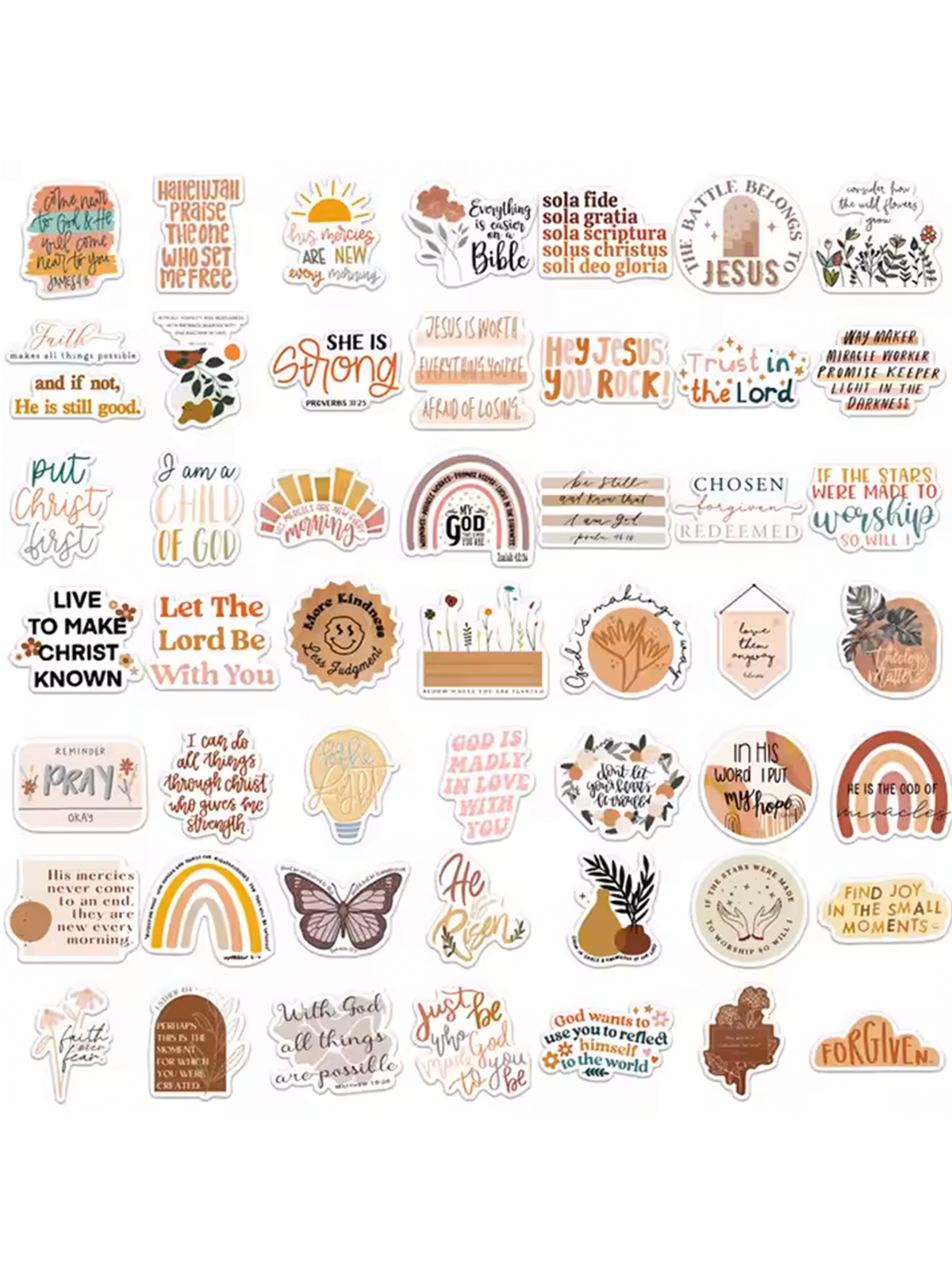 Be Still Sticker Pack (50 Stickers)