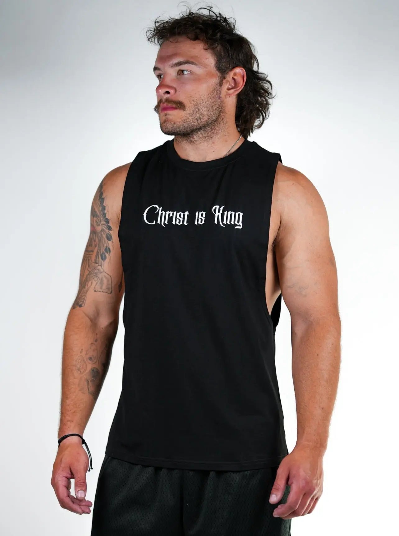 Christ Is King Cut Off - Black HolStrength