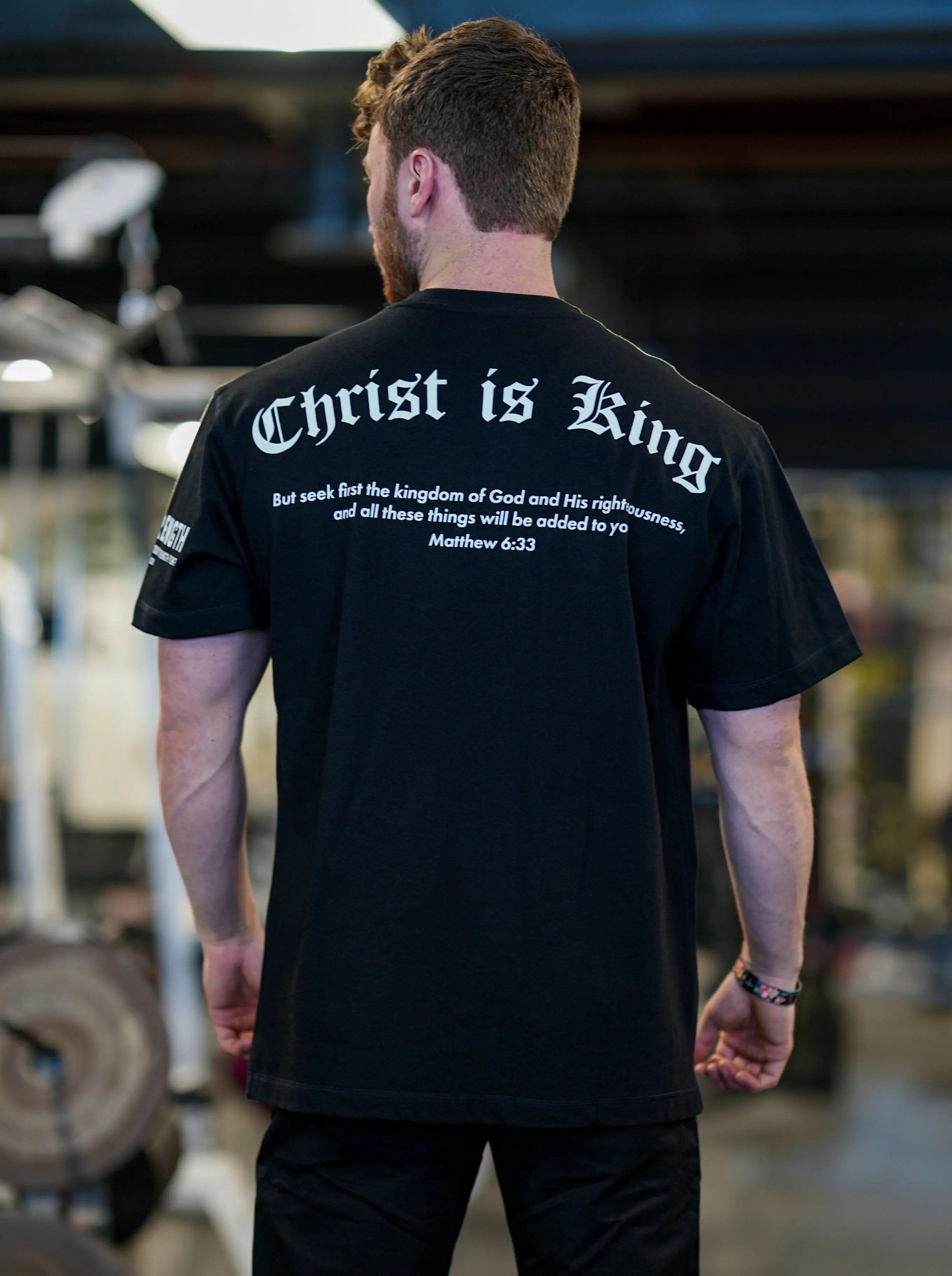 Christ Is King Oversized Tee HolStrength