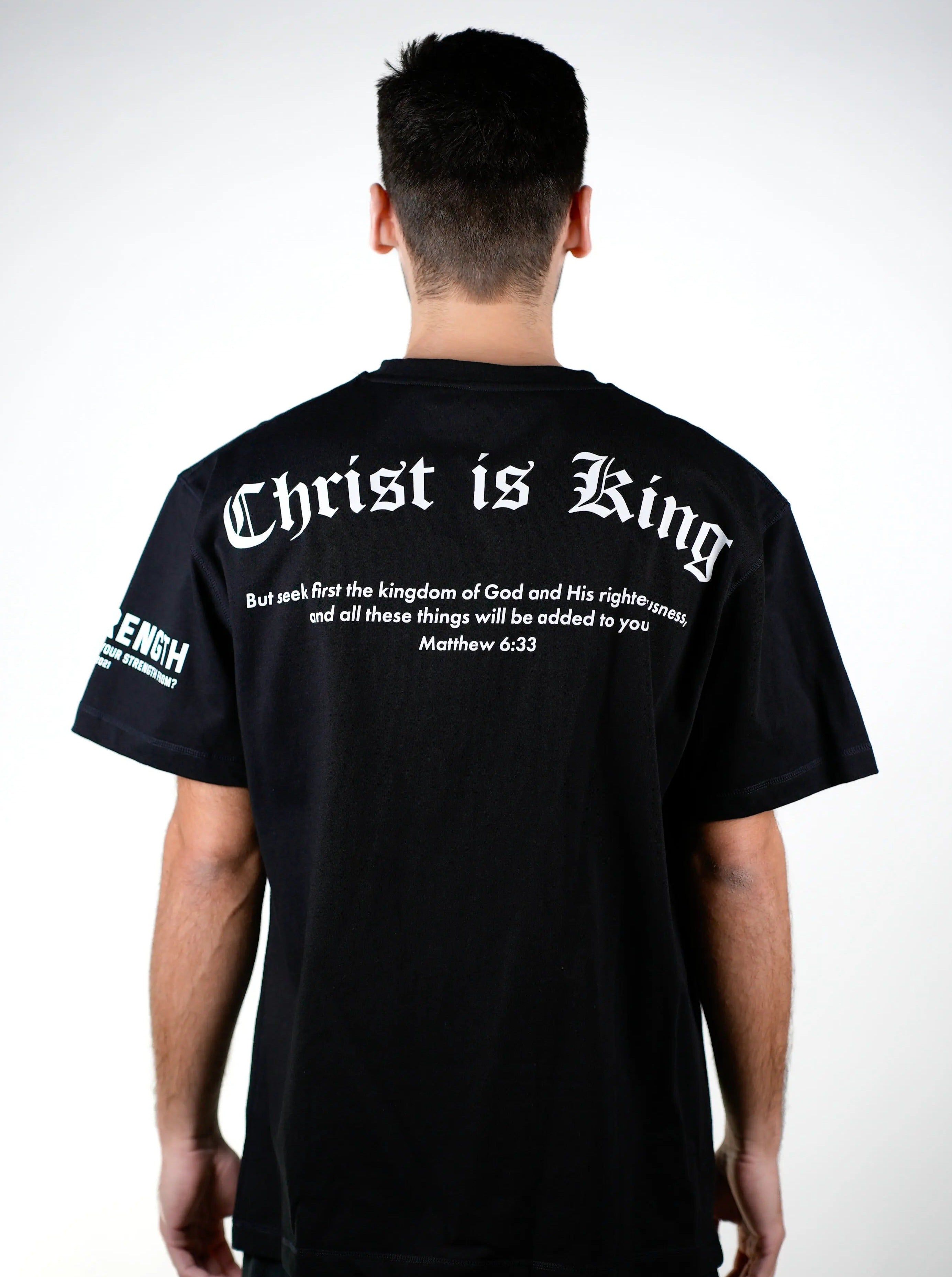 Christ Is King Oversized Tee HolStrength