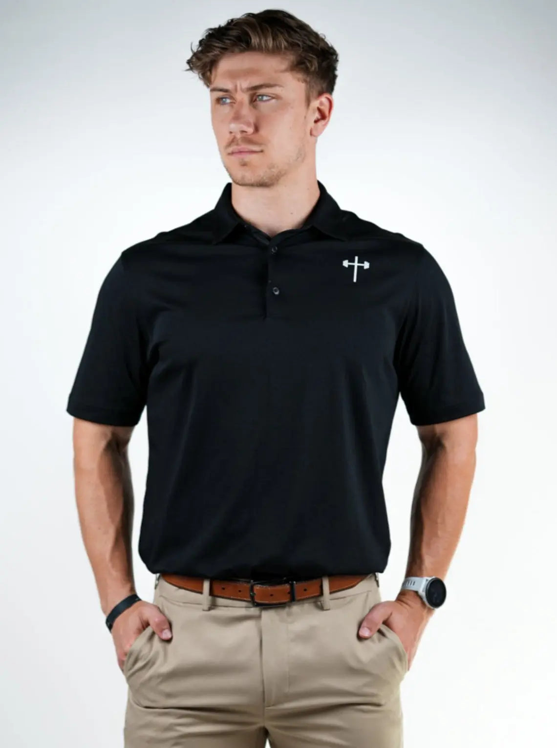 Classic Polo - Black HolStrength