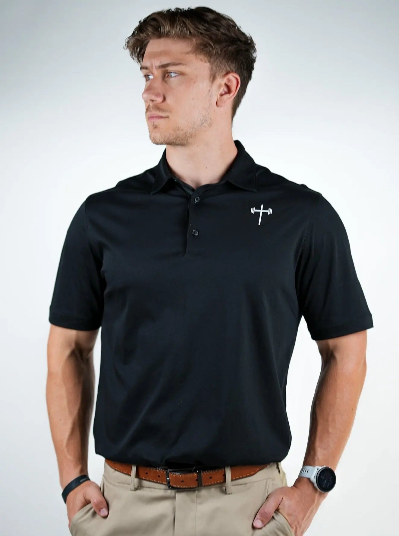 Classic Polo - Black HolStrength