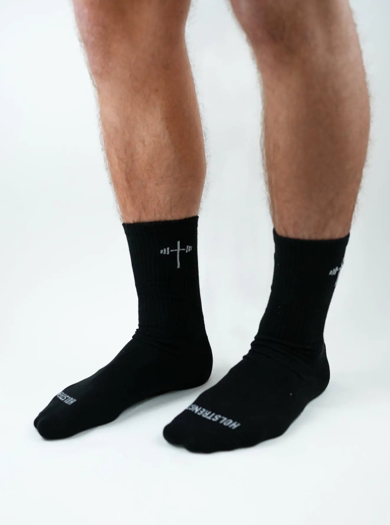 Crew Socks (1 Pair) - Black HolStrength