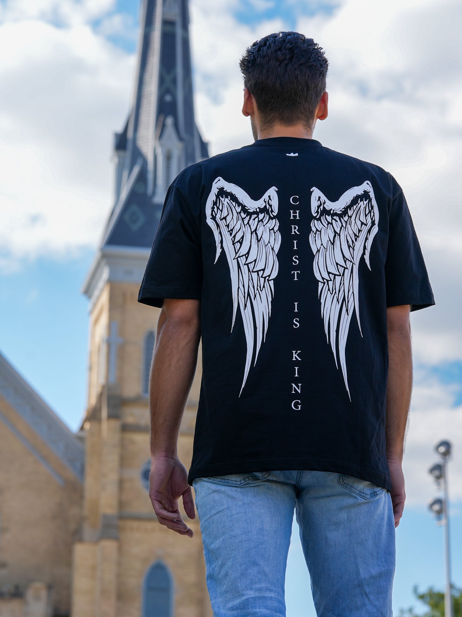 Christ Is King Wing Tee