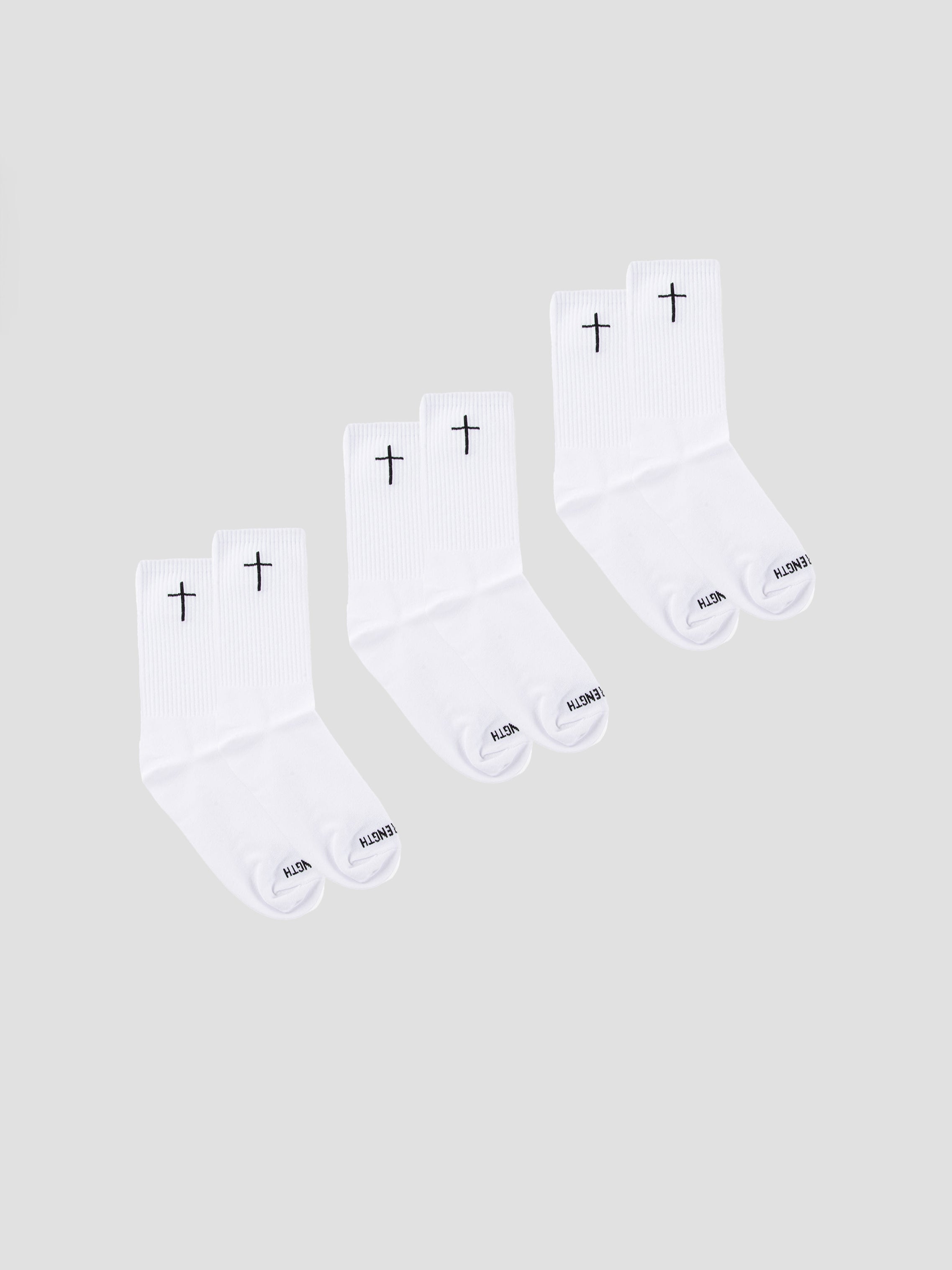 Cross Socks (3 Pair)