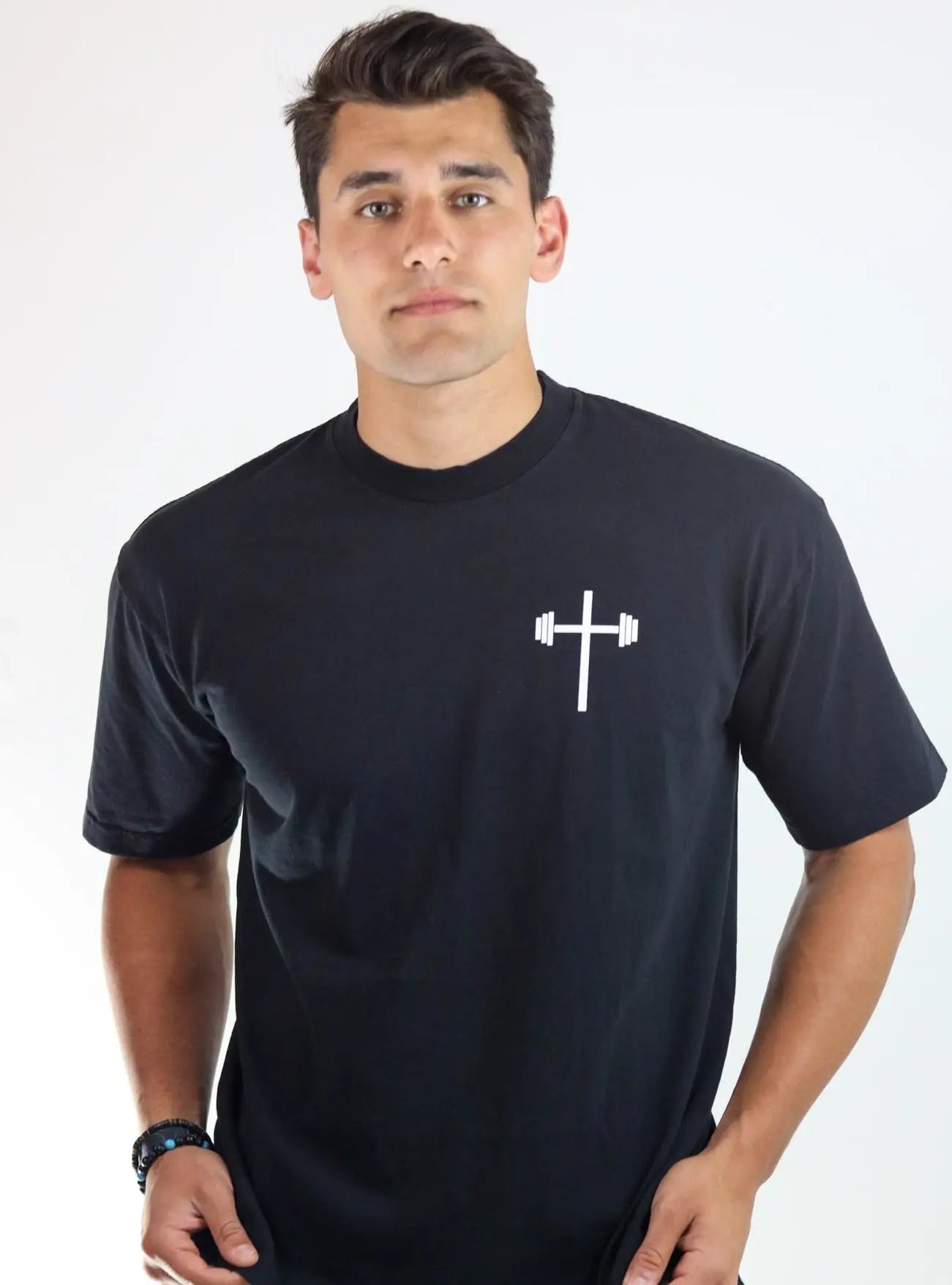 Faith Over Fear Tee - Black - HolStrength