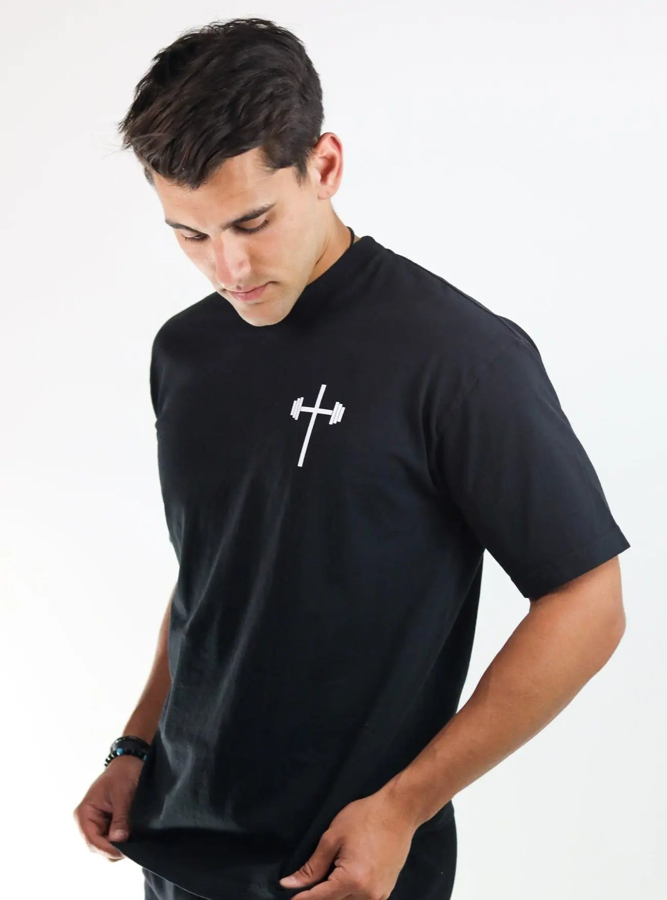 Faith Over Fear Tee - Black - HolStrength