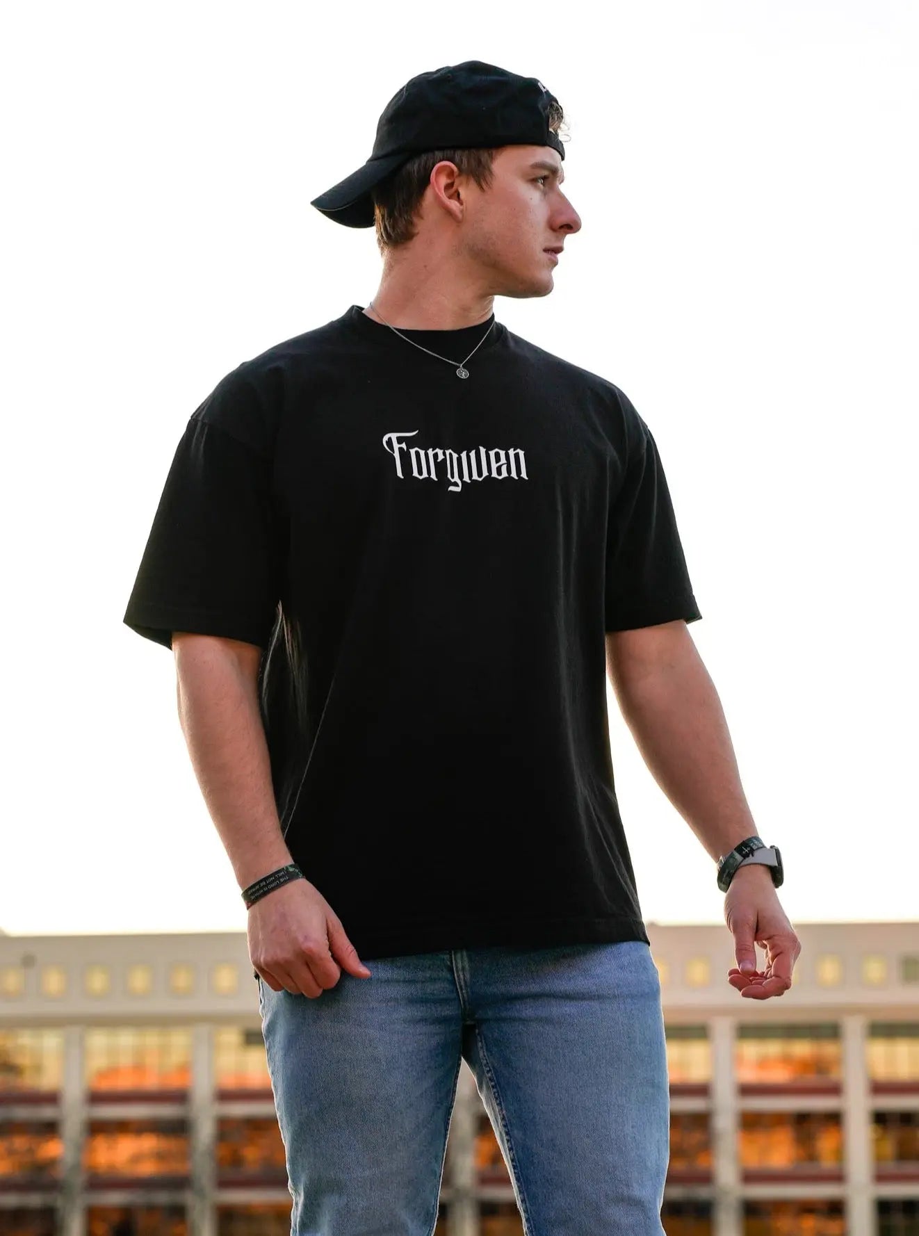 Forgiven Tee - Black HolStrength