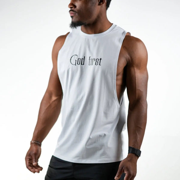 Off white hotsell tank top mens