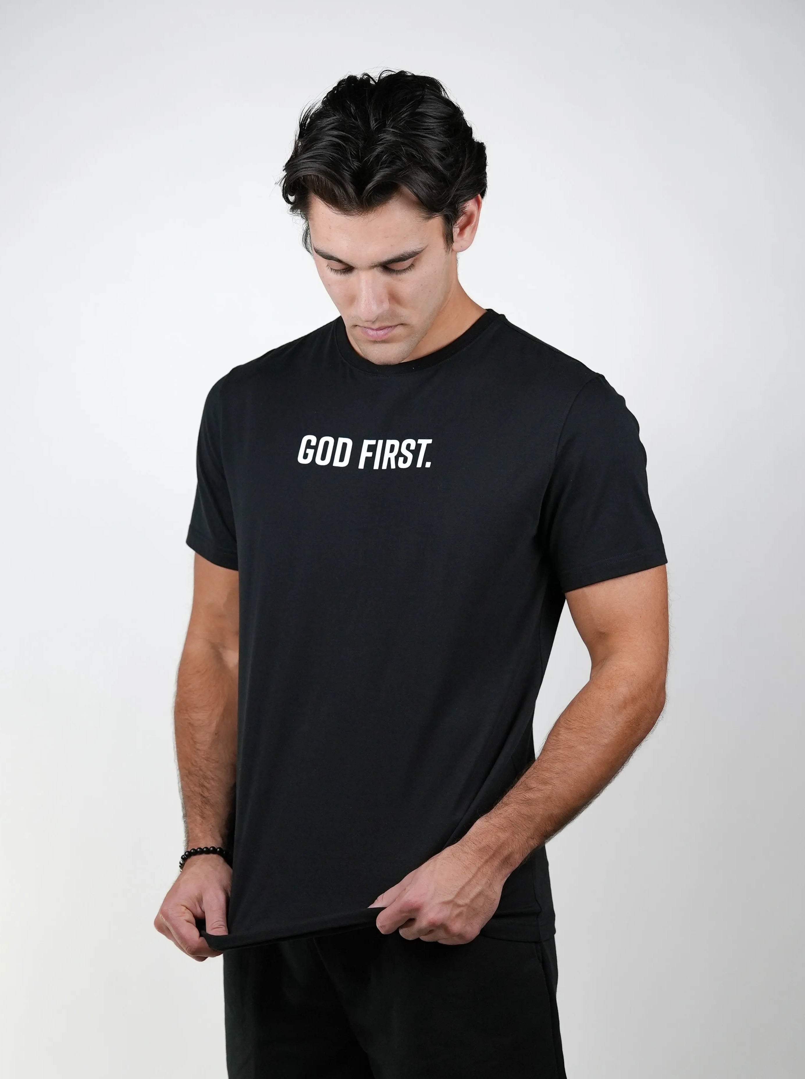 God First Performance Tee - Black HolStrength