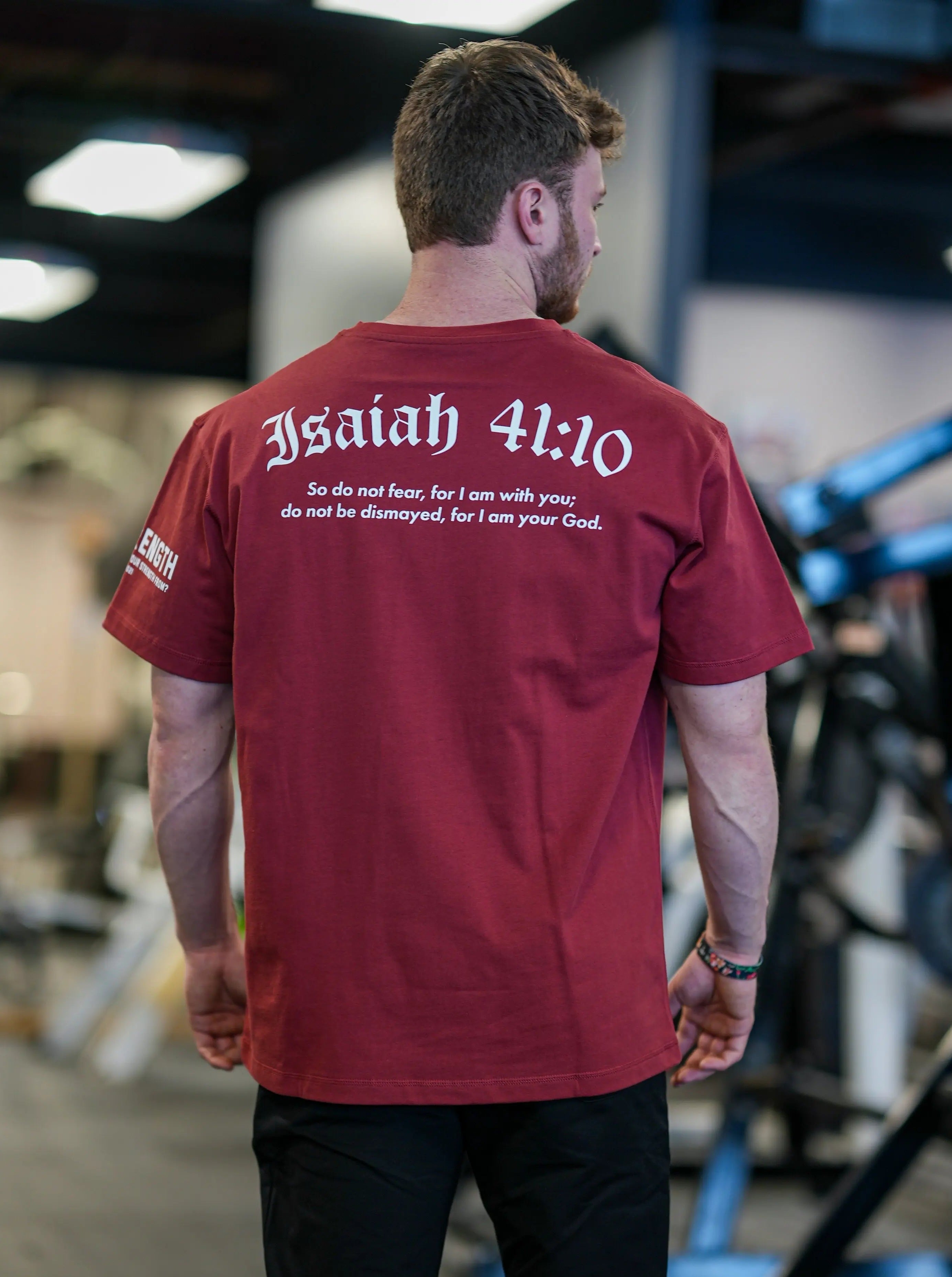 Isaiah 41:10 Oversized Tee HolStrength