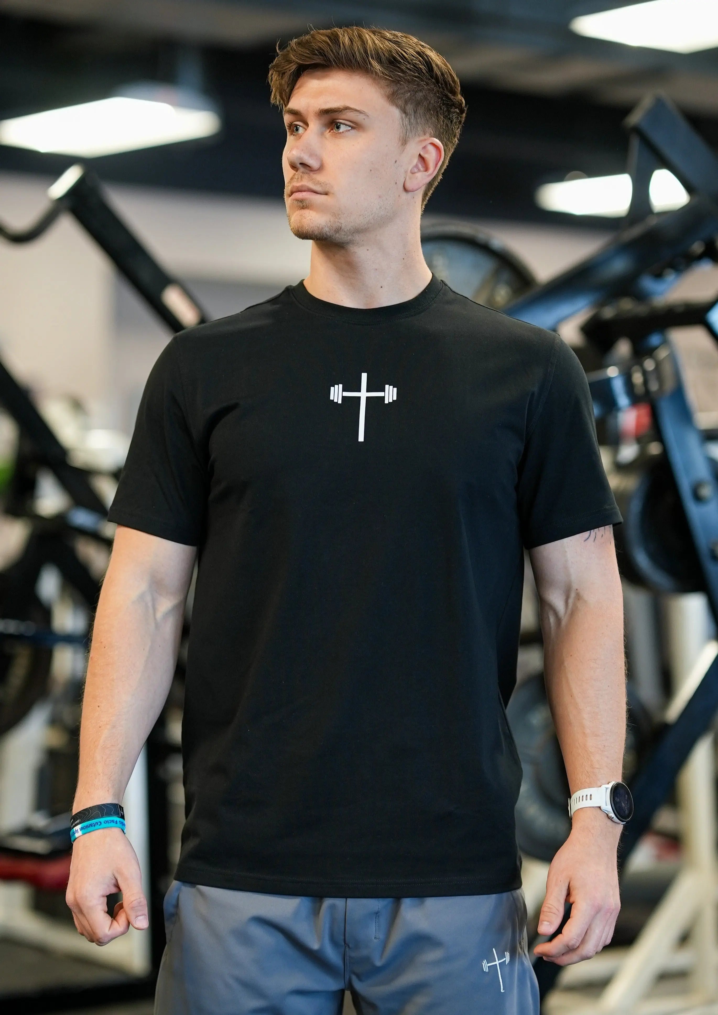 Isaiah 54:17 Performance Tee - Black HolStrength