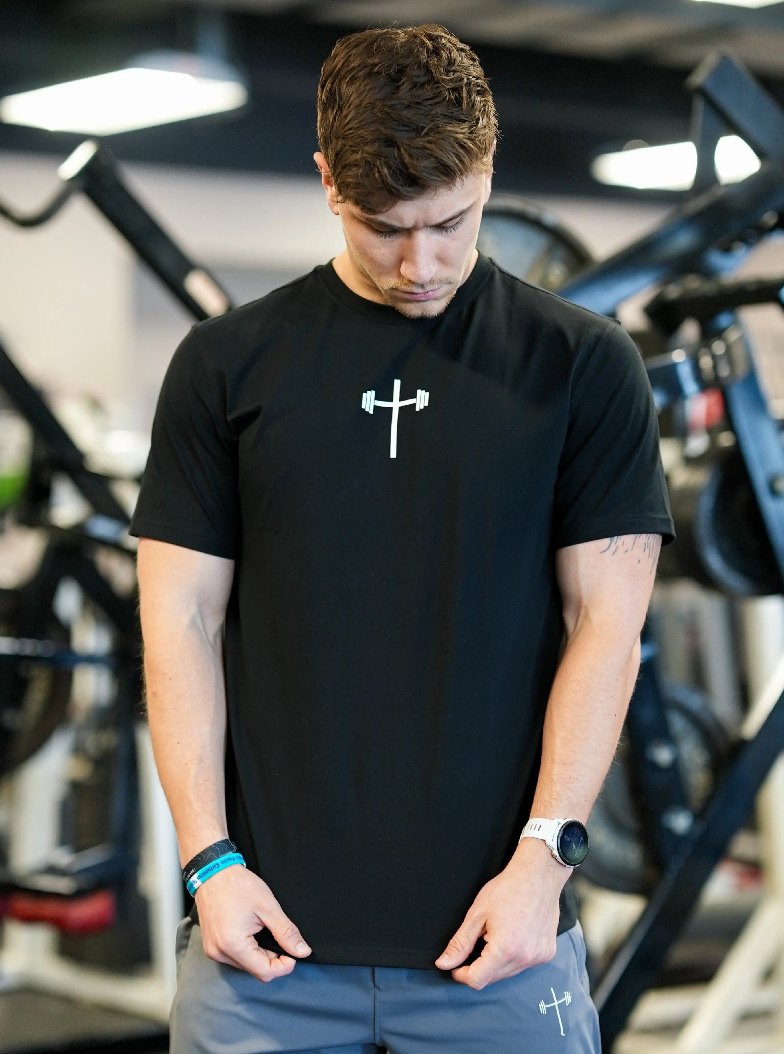 Isaiah 54:17 Performance Tee - Black HolStrength