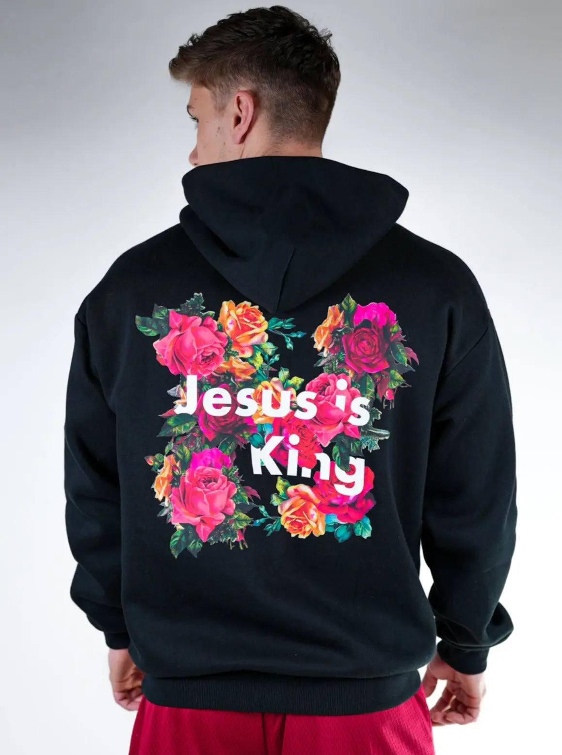 Jesus Is King Hoodie - Black HolStrength