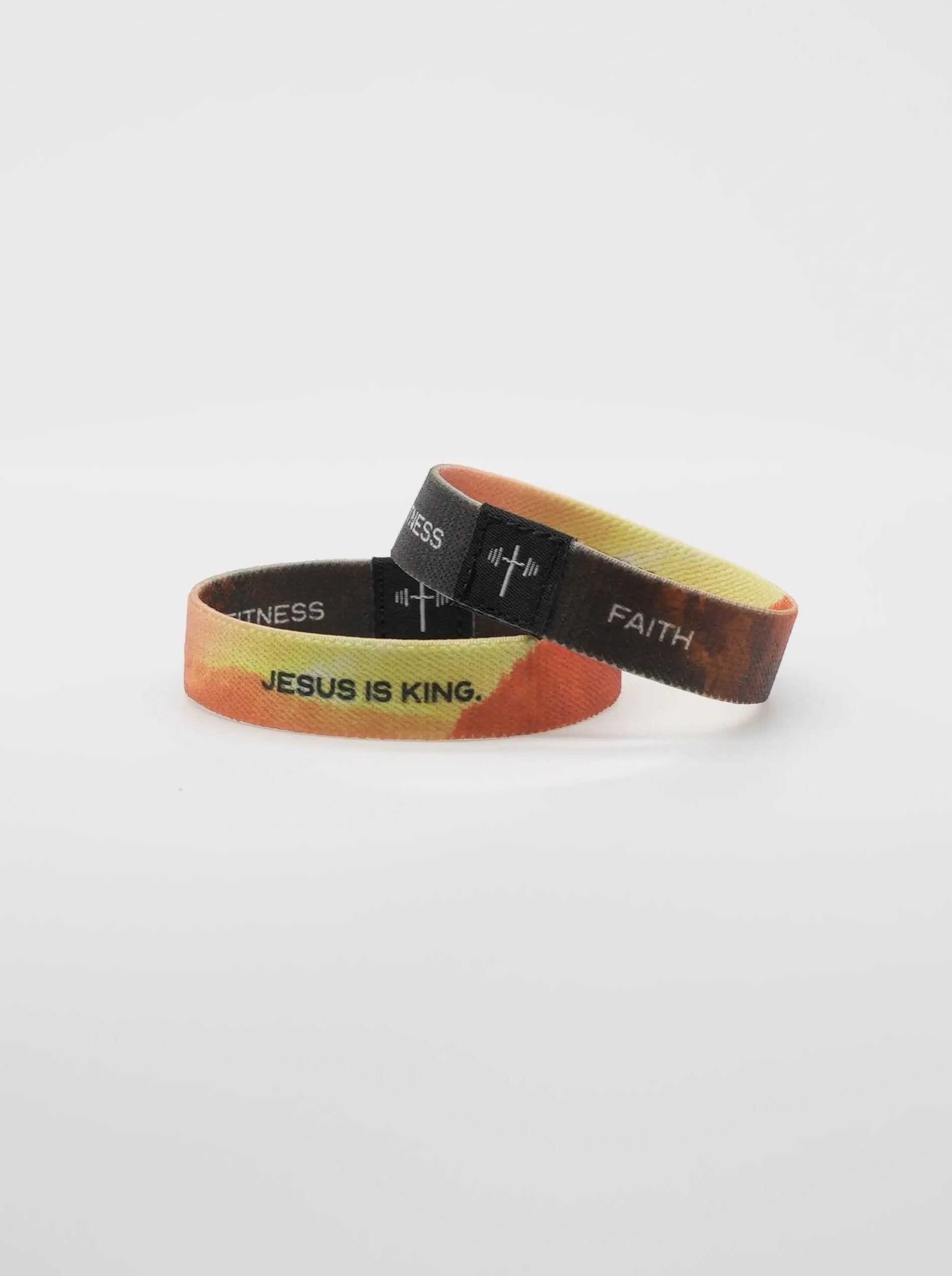 Jesus Is King Wristband HolStrength