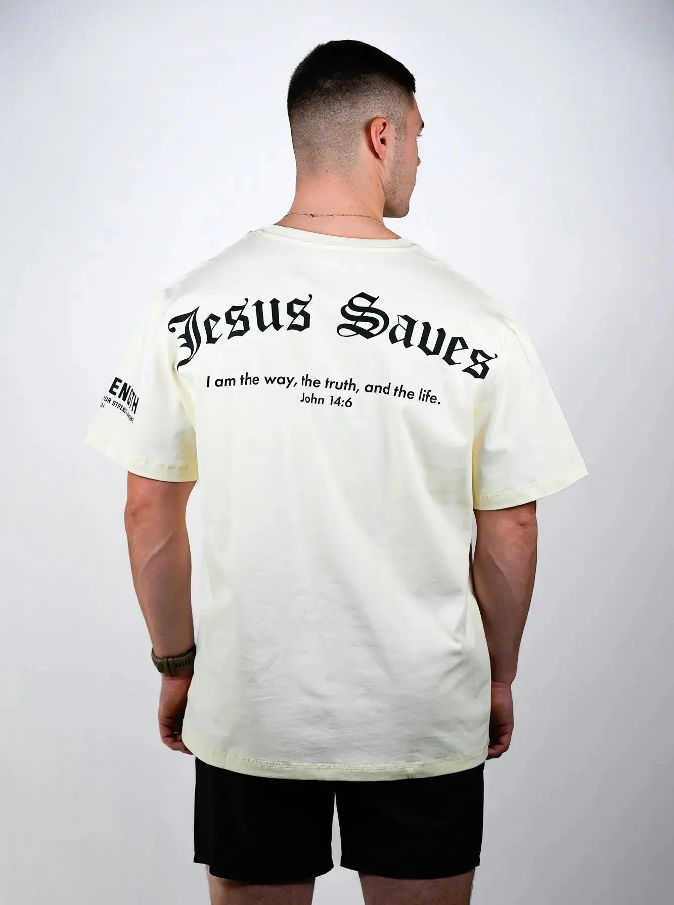 Jesus Saves Oversized Tee HolStrength