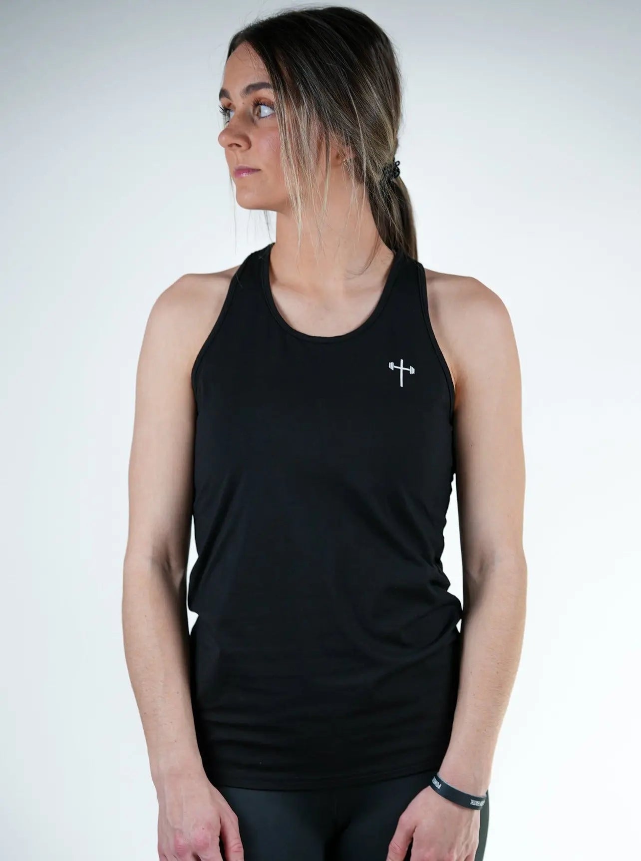 Lightweight Racerback Tank - Black HolStrength