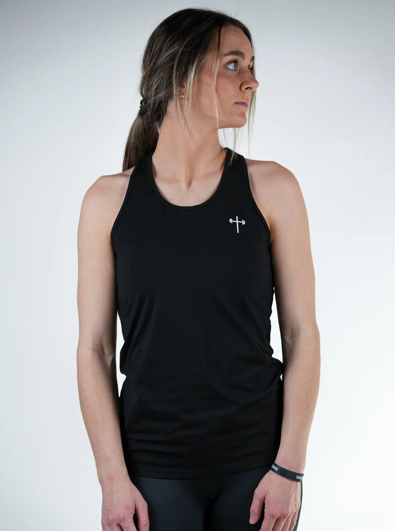 Lightweight Racerback Tank - Black HolStrength