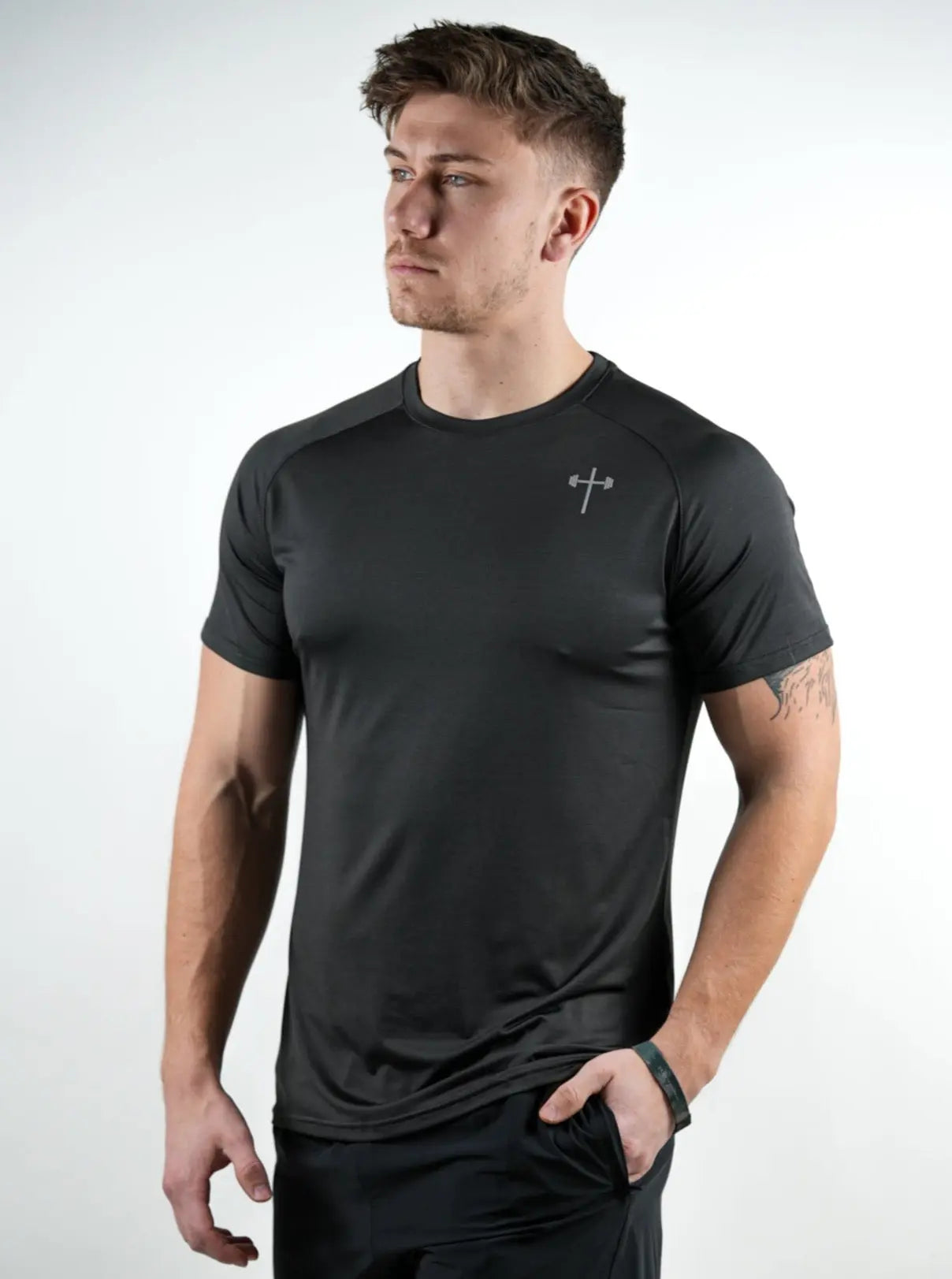 Lightweight Tee - Black HolStrength