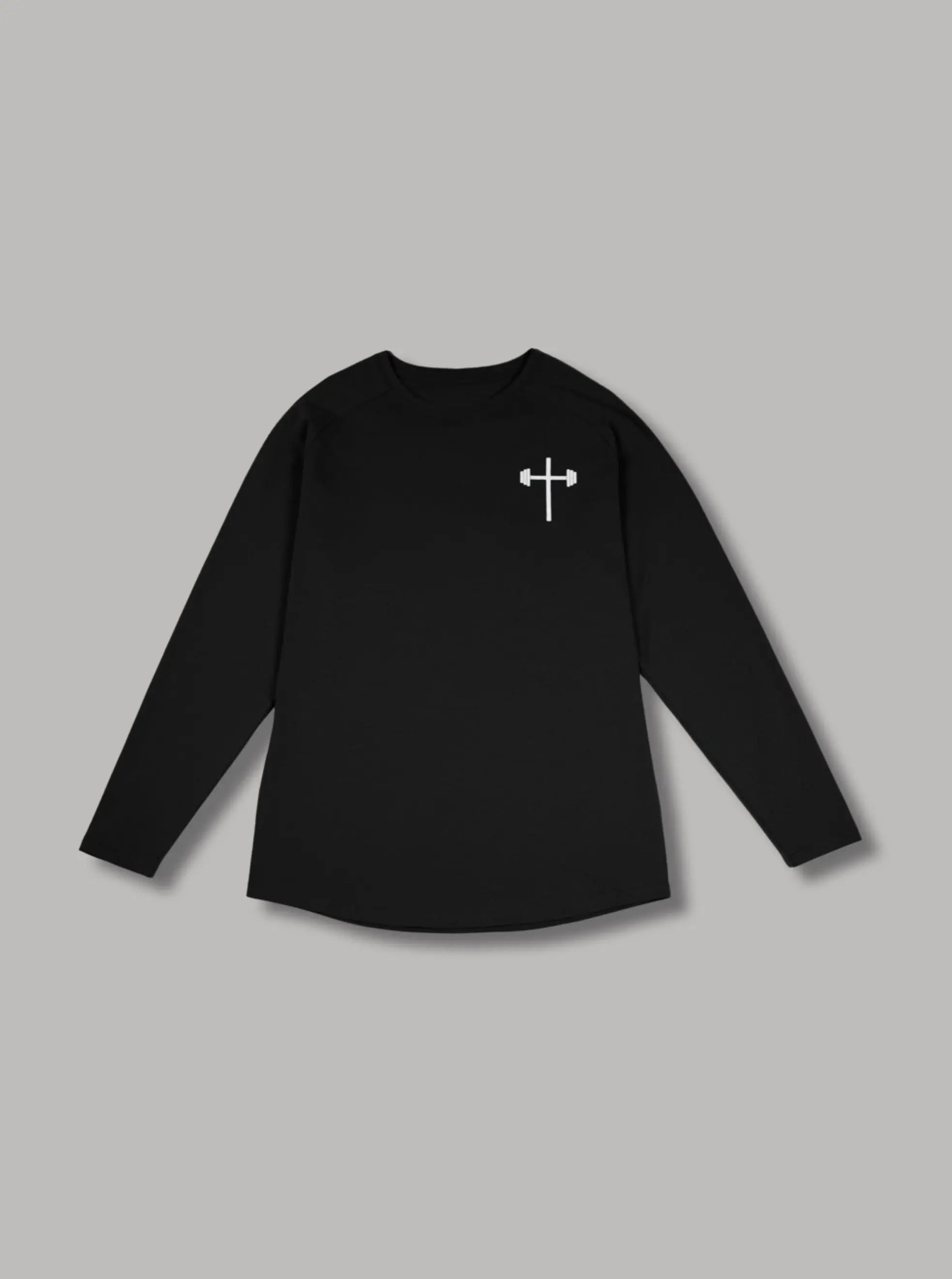 Long Sleeve Performance Tee - Black HolStrength