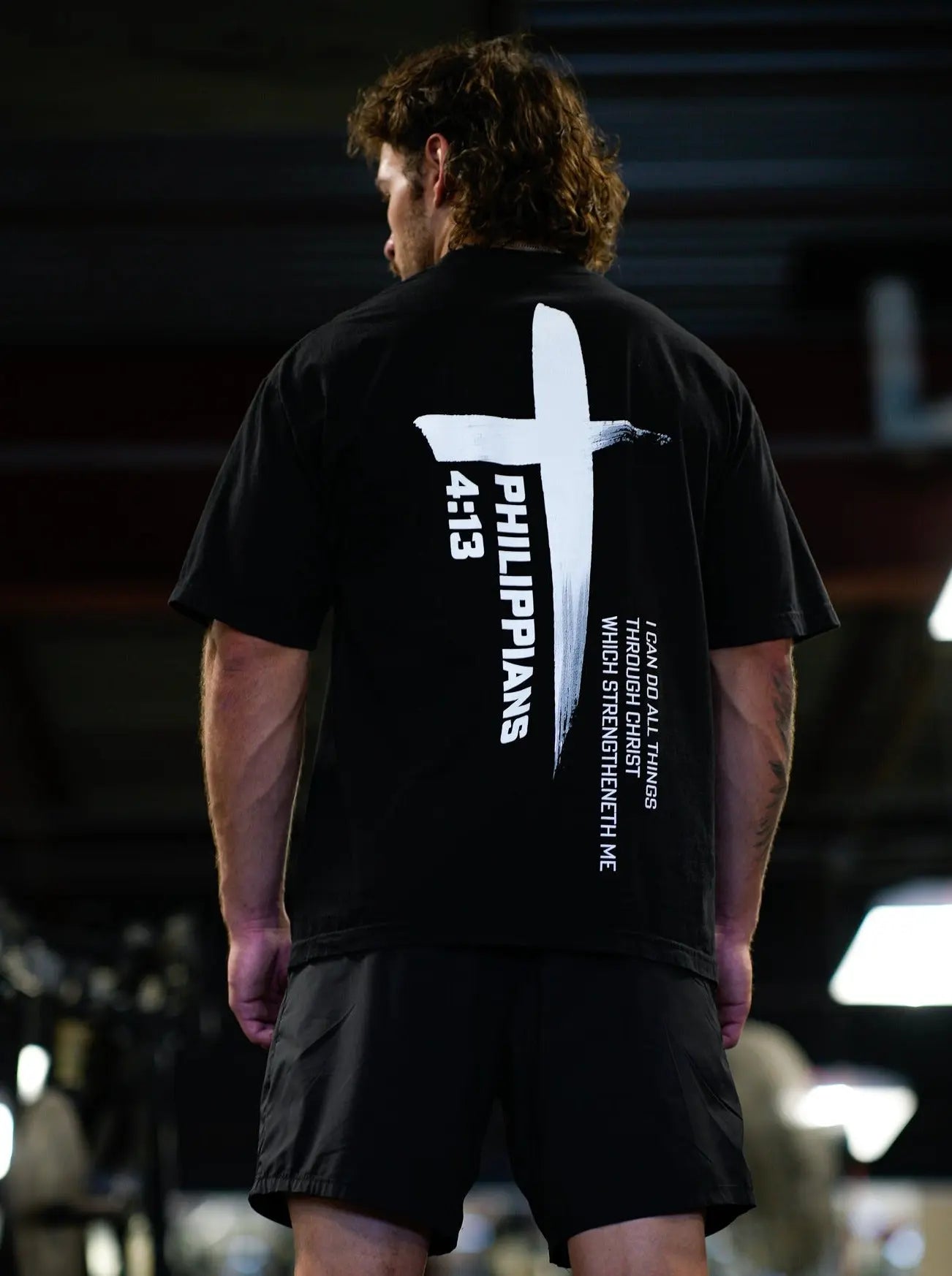 Phil 4:13 Tee - Black HolStrength