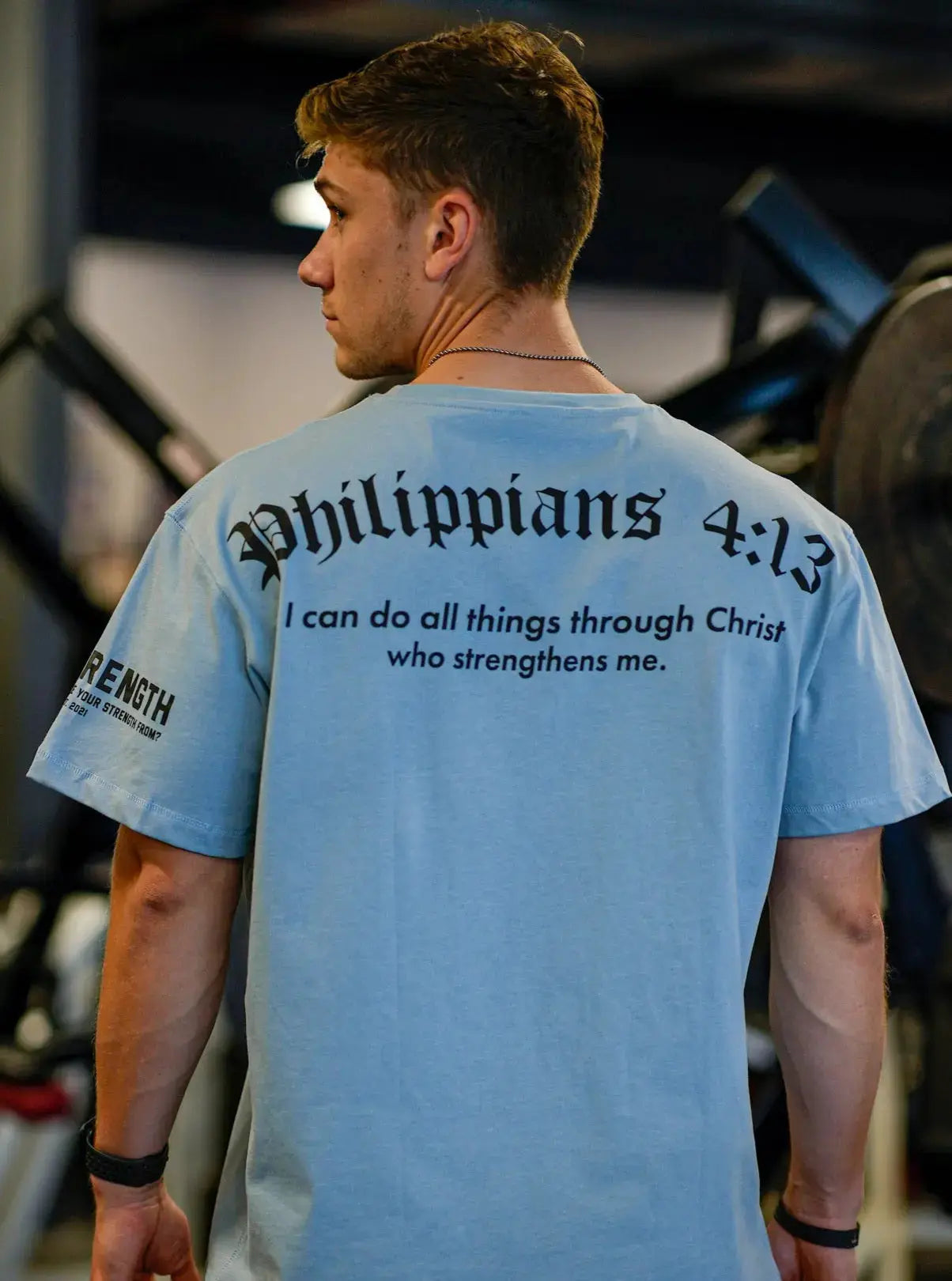 Philippians 4:13 Oversized Tee HolStrength