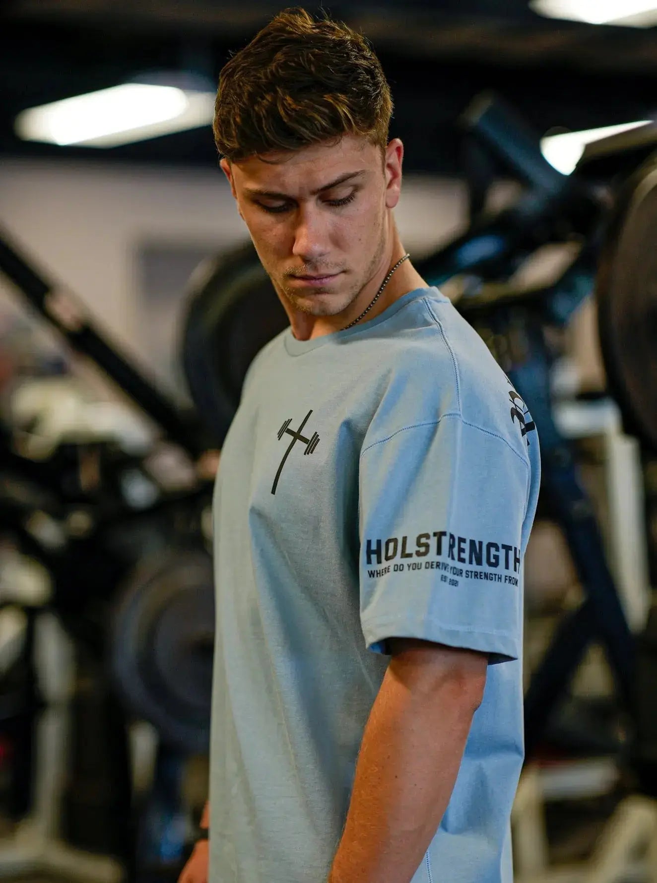 Philippians 4:13 Oversized Tee HolStrength