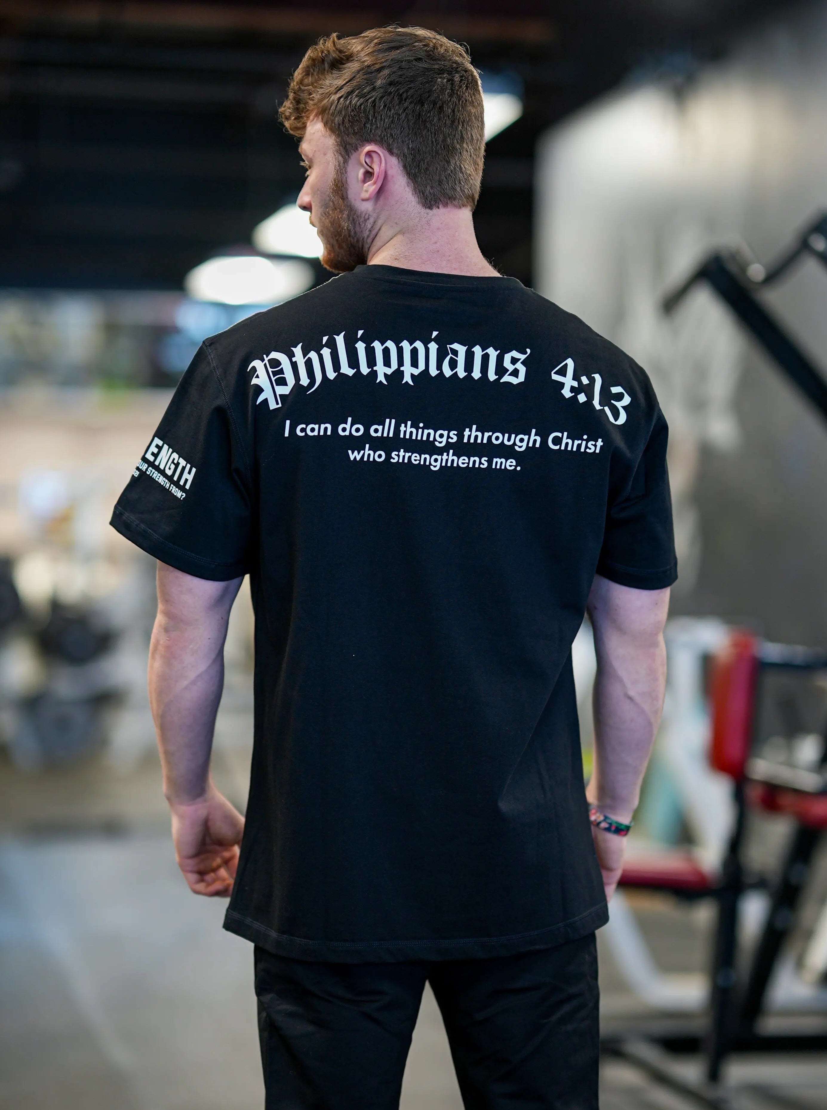 Philippians 4:13 Oversized Tee HolStrength