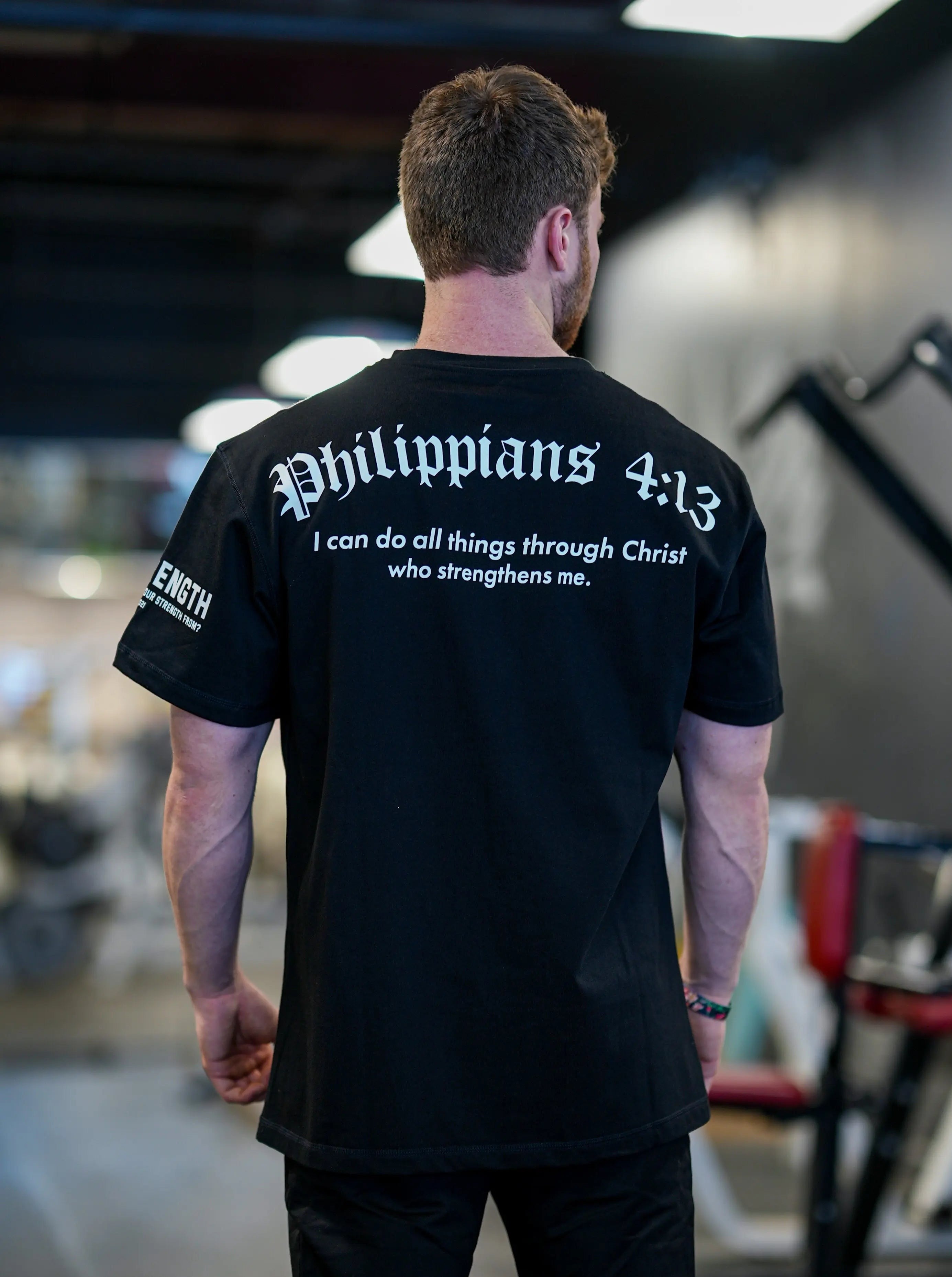 Philippians 4:13 Oversized Tee HolStrength