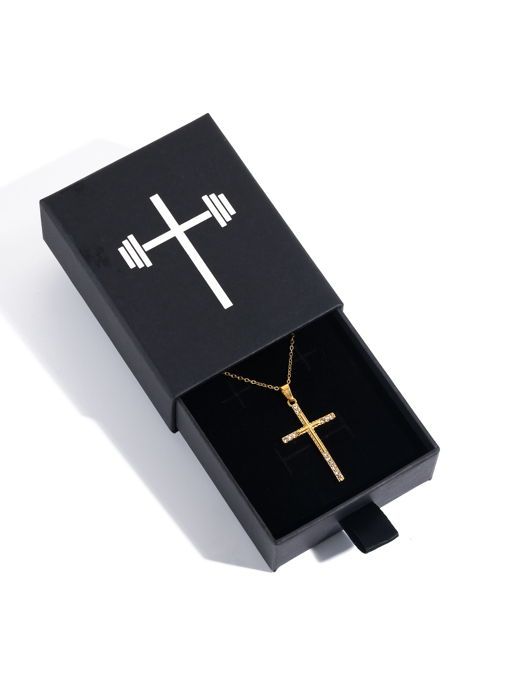 Layered Cross Necklace