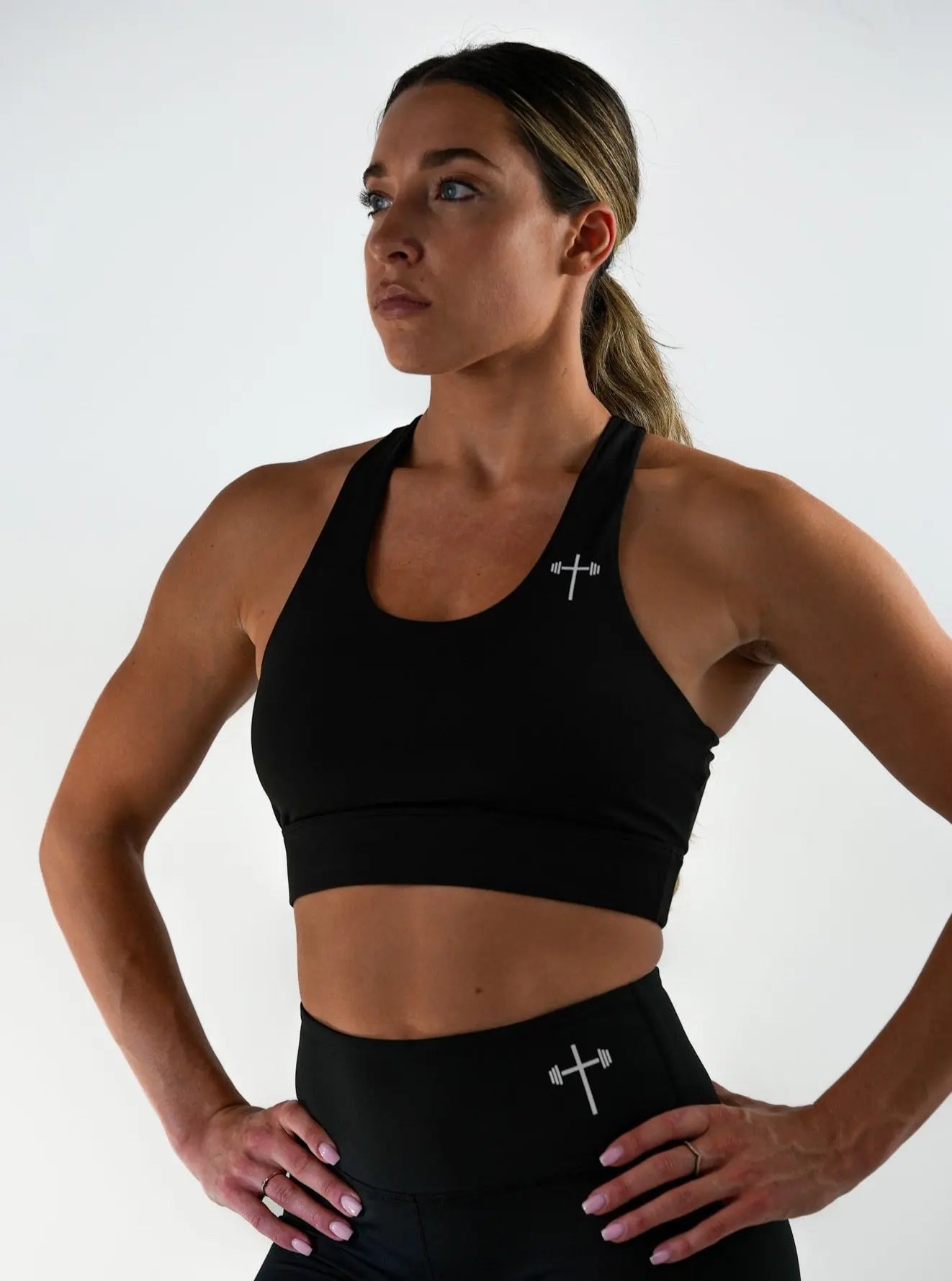 Premium Sports Bra - Black HolStrength