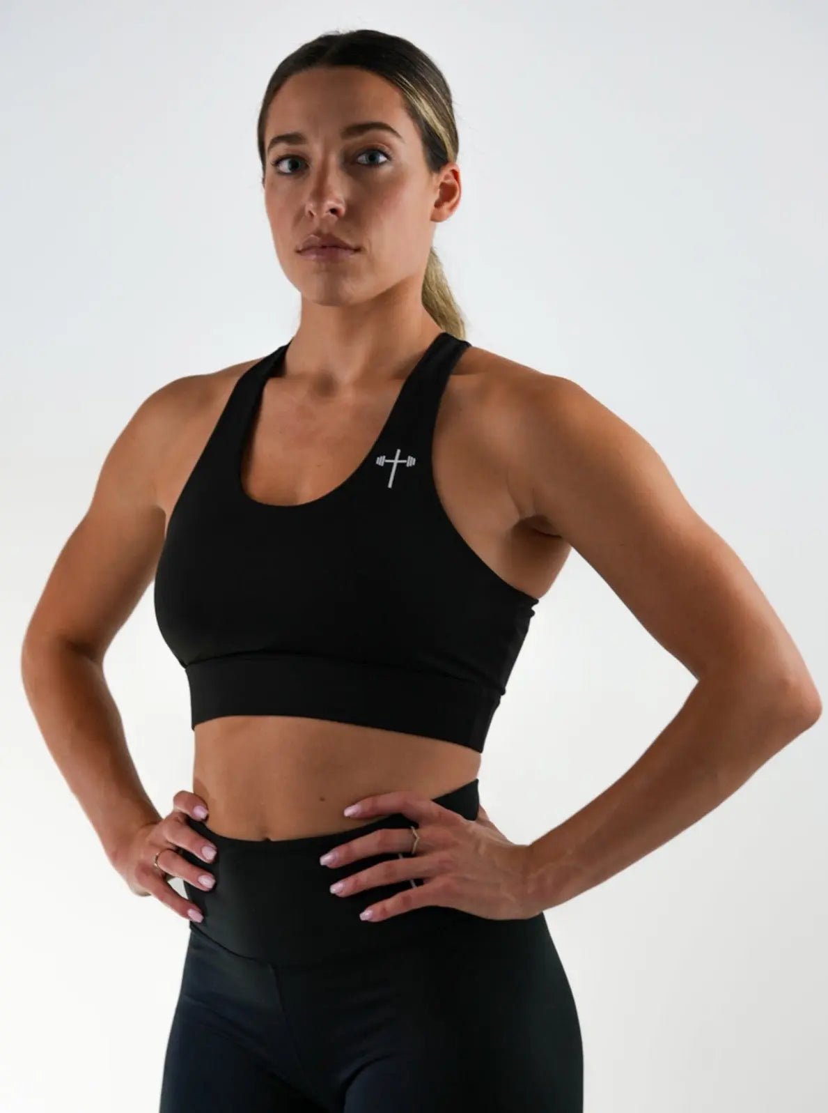 Premium Sports Bra - Black HolStrength