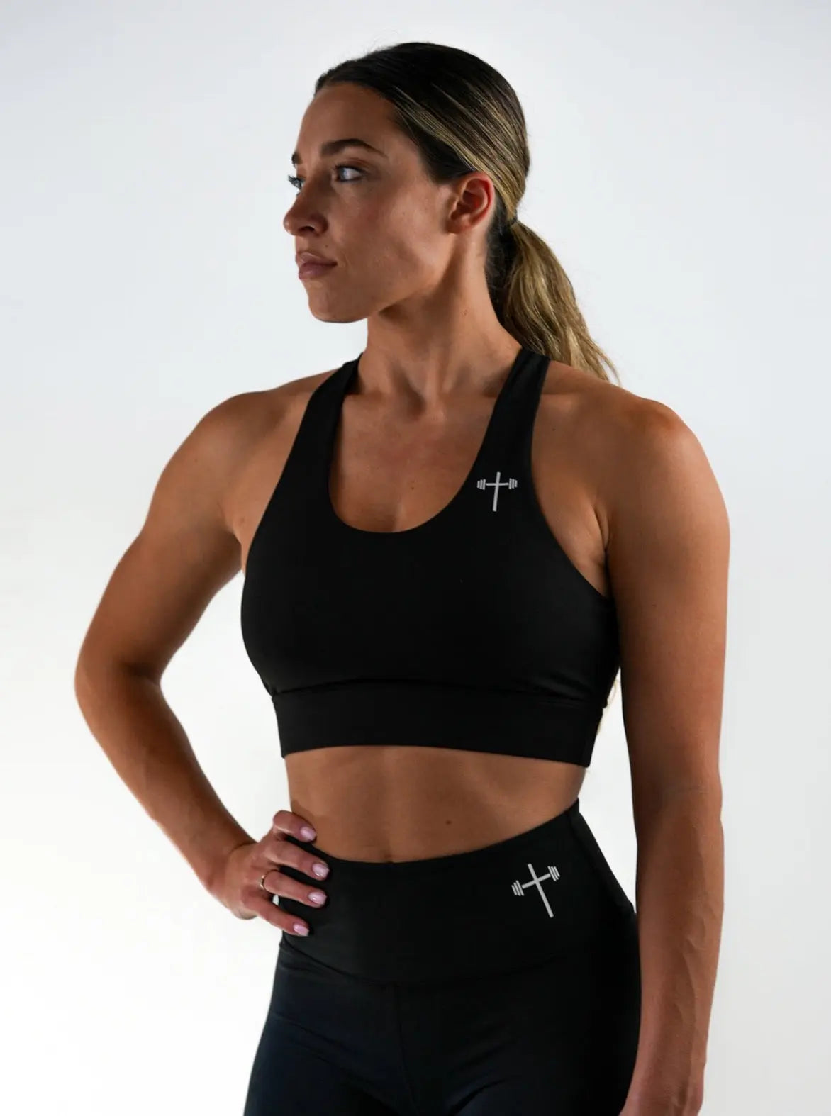 Premium Sports Bra - Black HolStrength