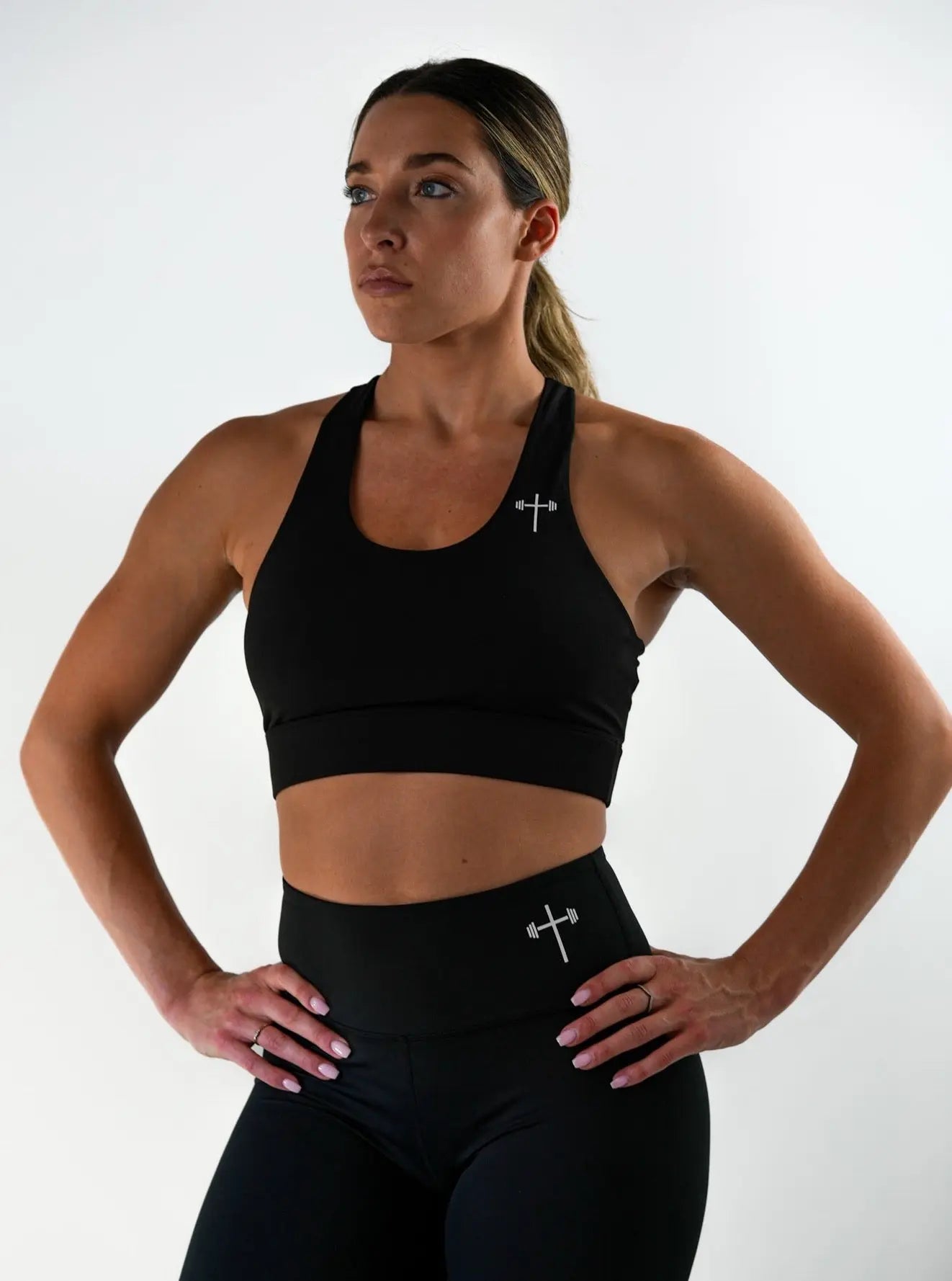 Premium Sports Bra - Black HolStrength