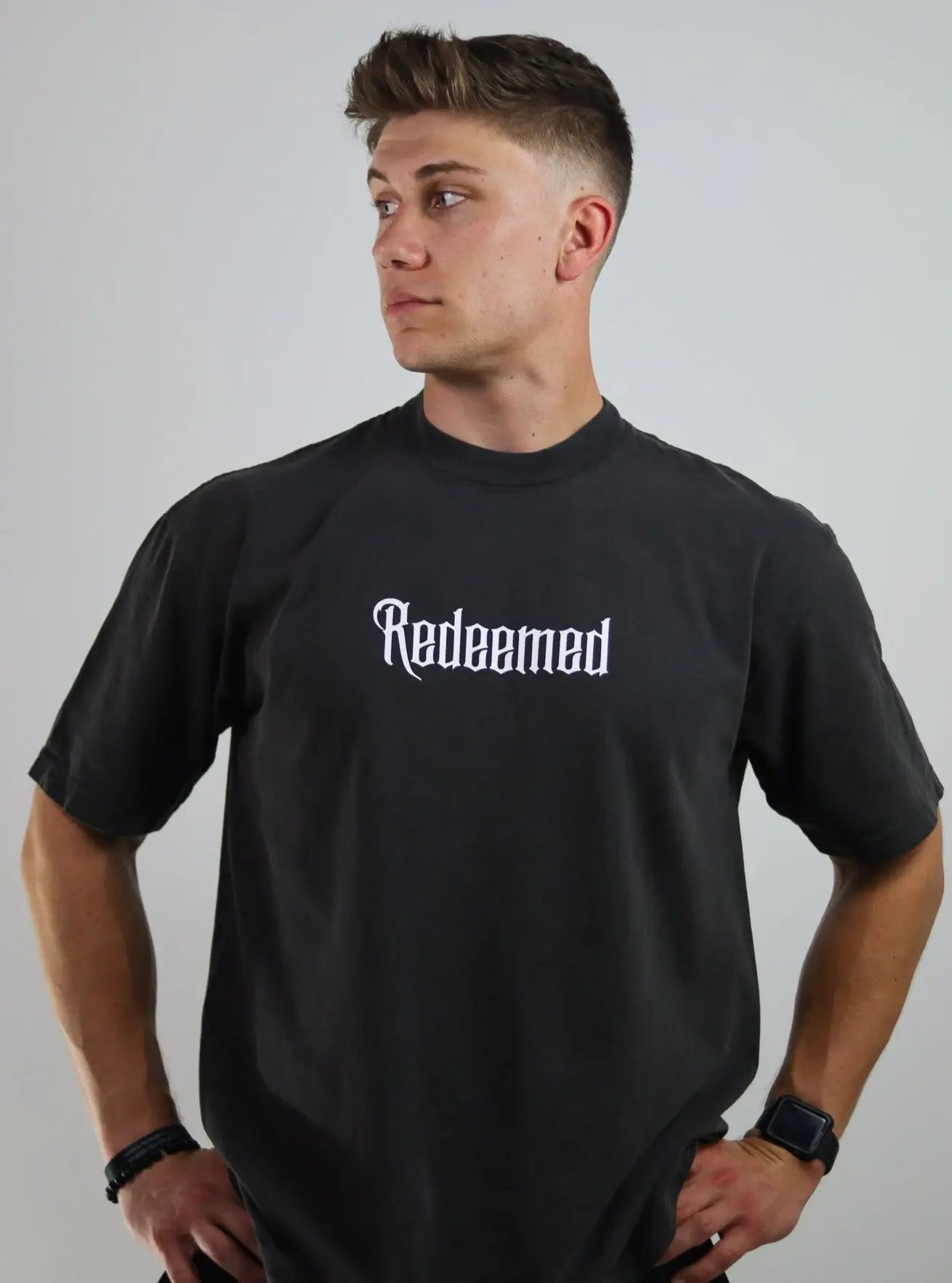 Redeemed Tee - Vintage Black HolStrength