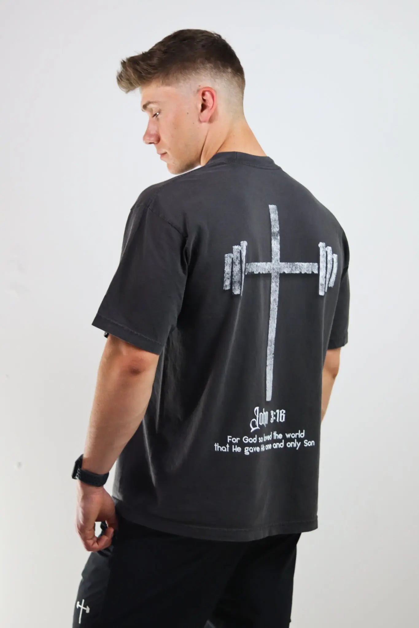 Redeemed Tee - Vintage Black HolStrength