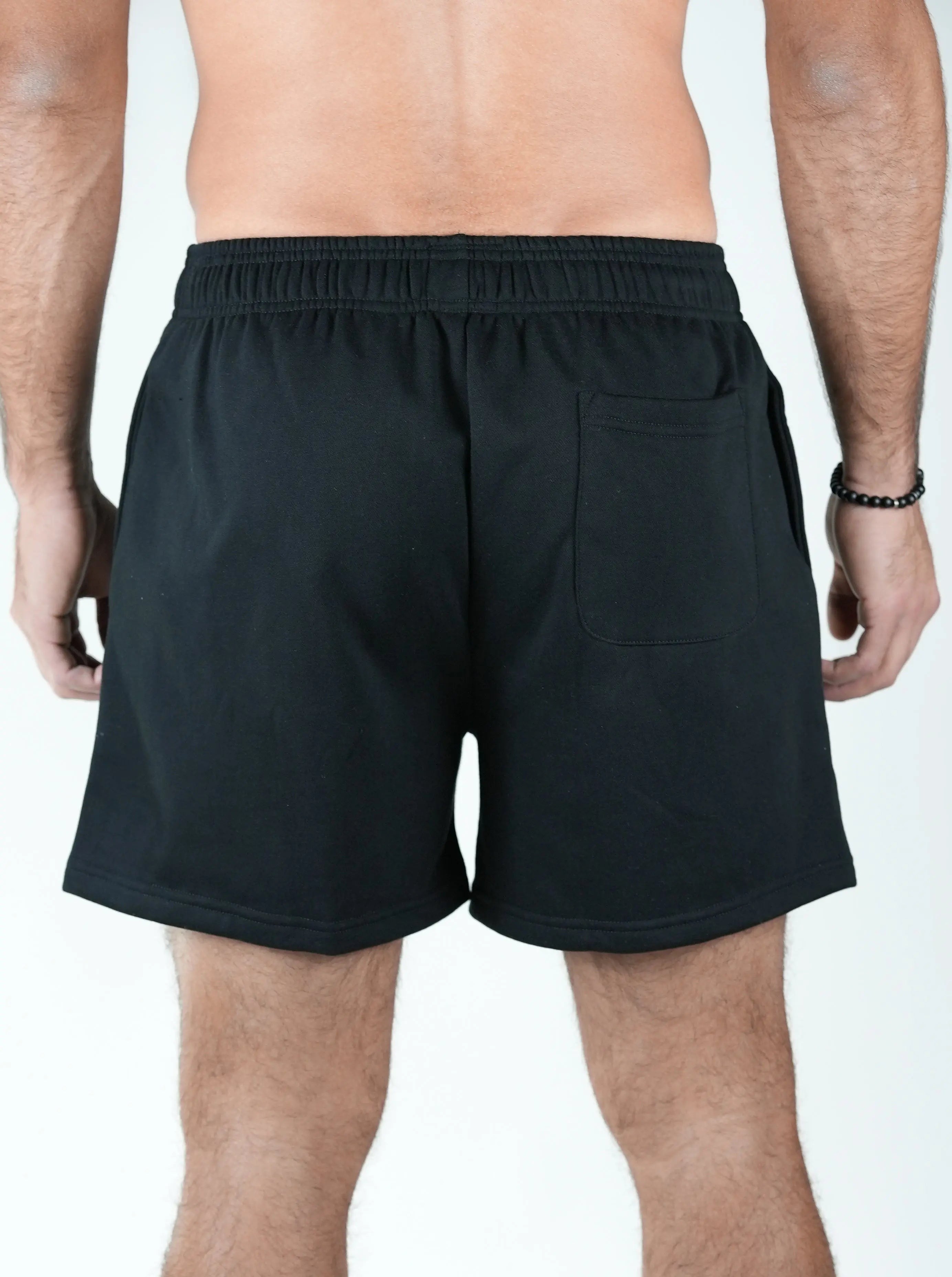 Romans 8:37 Lion Shorts - Black HolStrength