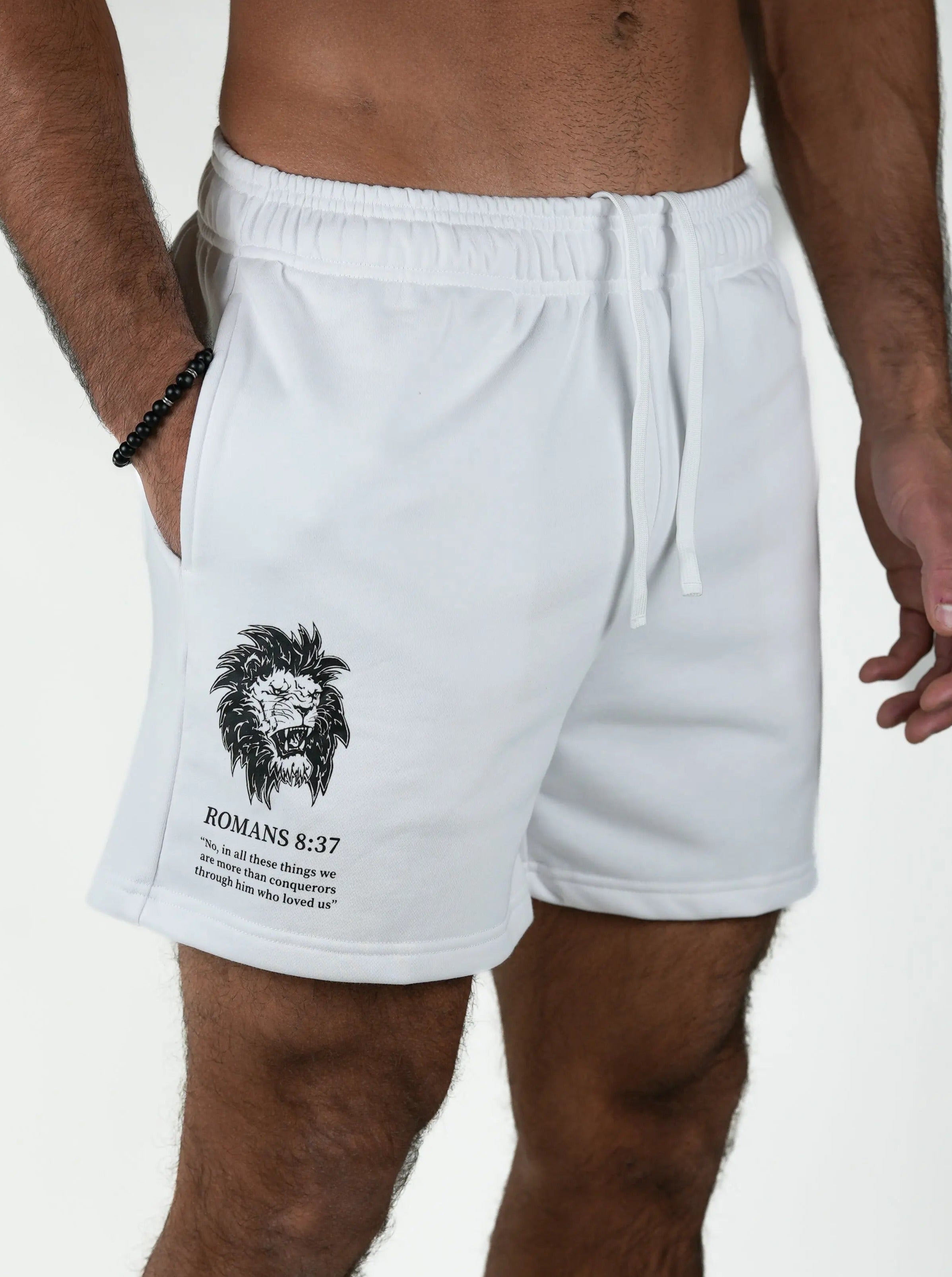 Romans 8:37 Lion Shorts