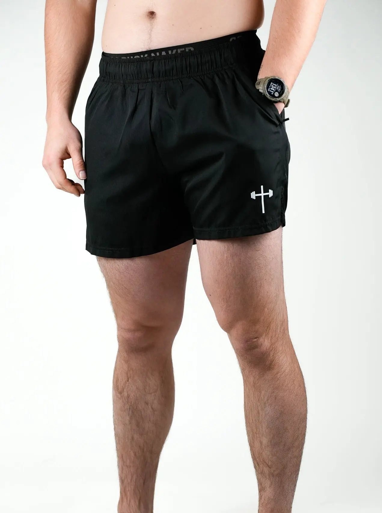 Running Shorts 5" - Black HolStrength