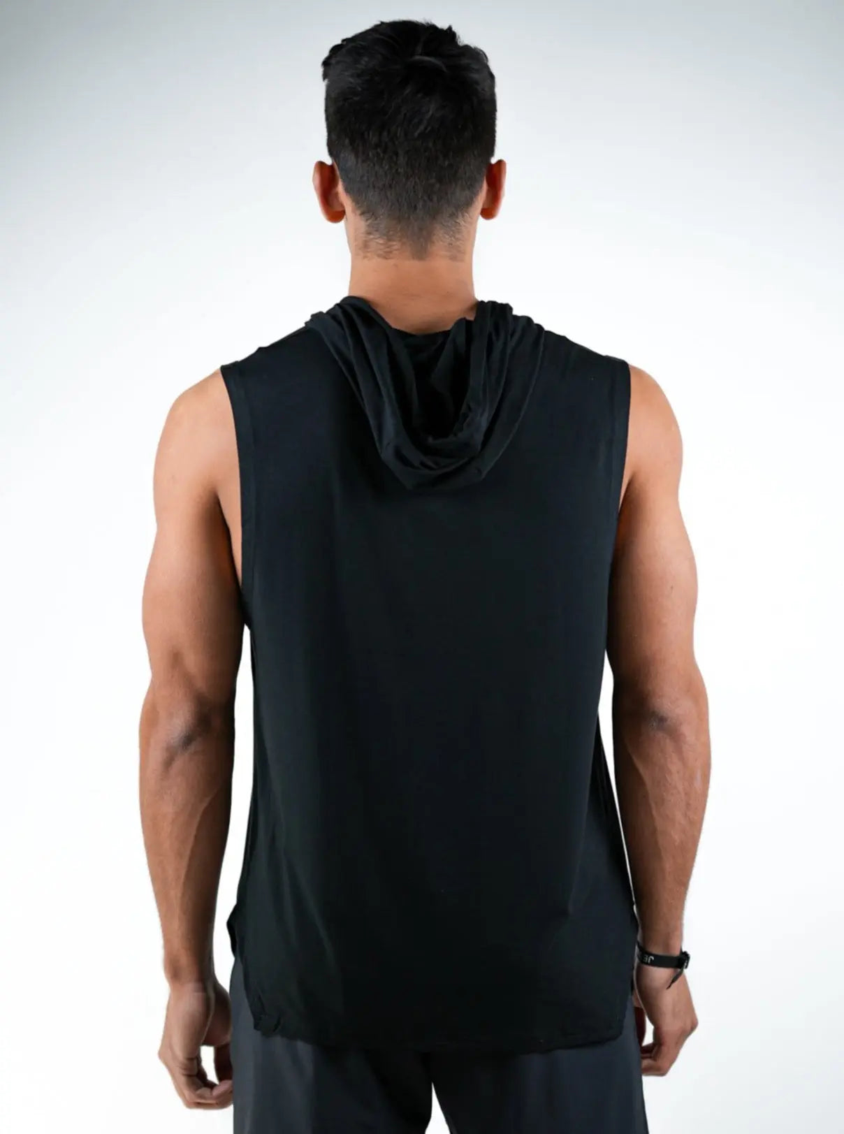 Sleeveless Hoodie - Black HolStrength