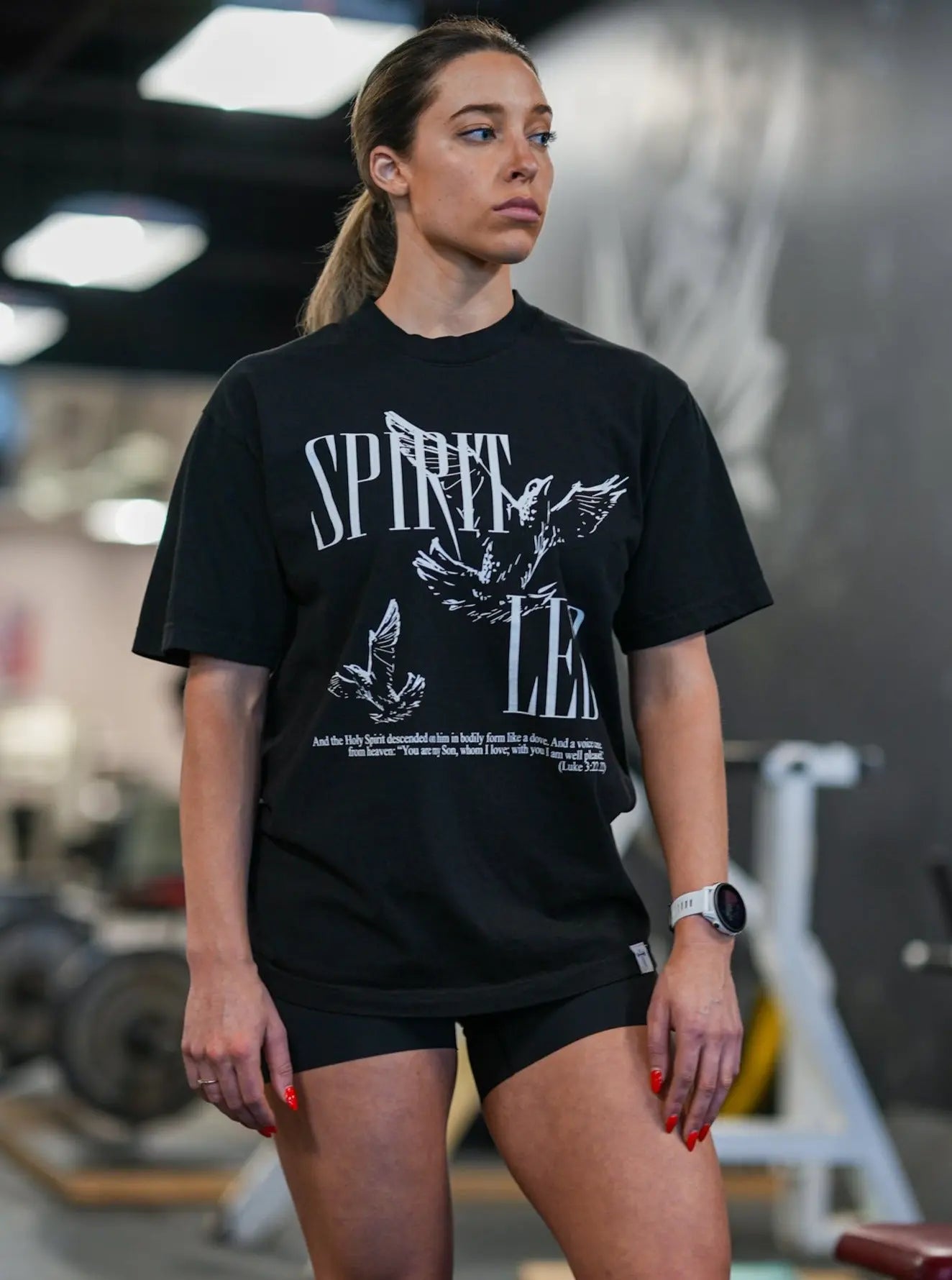 Spirit Led Tee - Black HolStrength