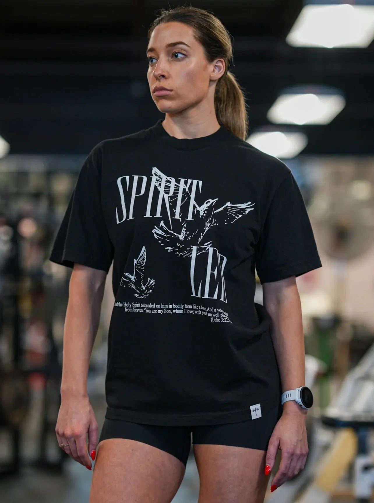 Spirit Led Tee - Black HolStrength