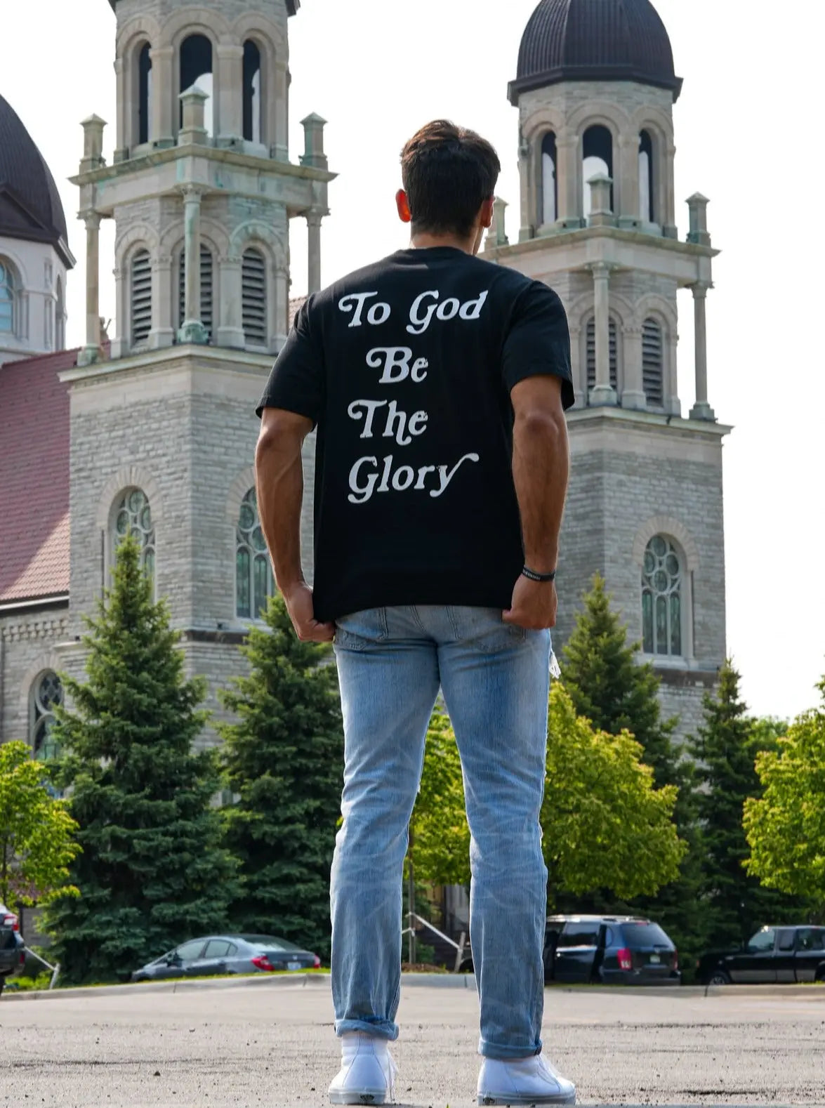 To God Be The Glory Tee - Black HolStrength