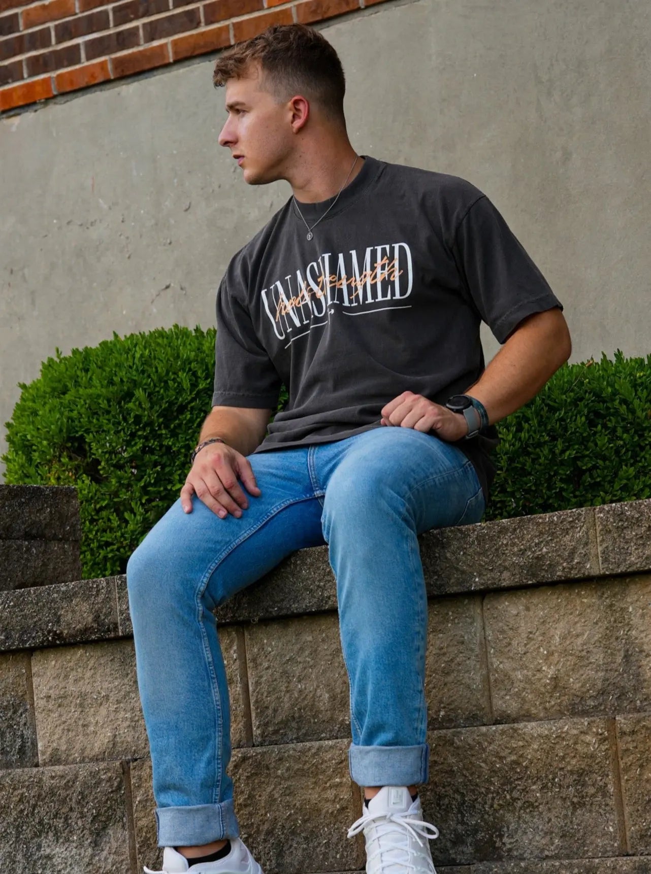 Unashamed Tee - Vintage Black HolStrength