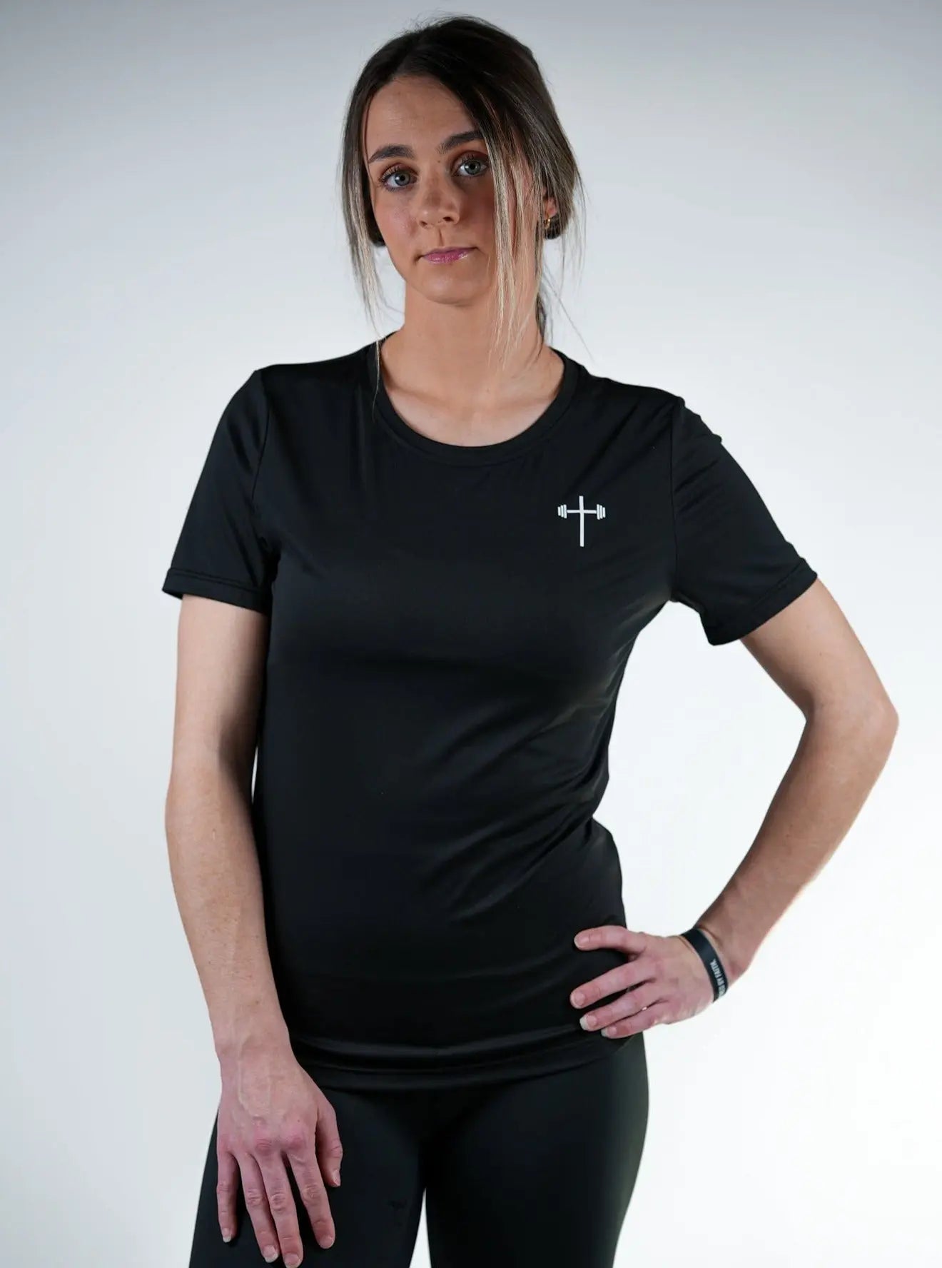 Women's Performance Tee - Black HolStrength