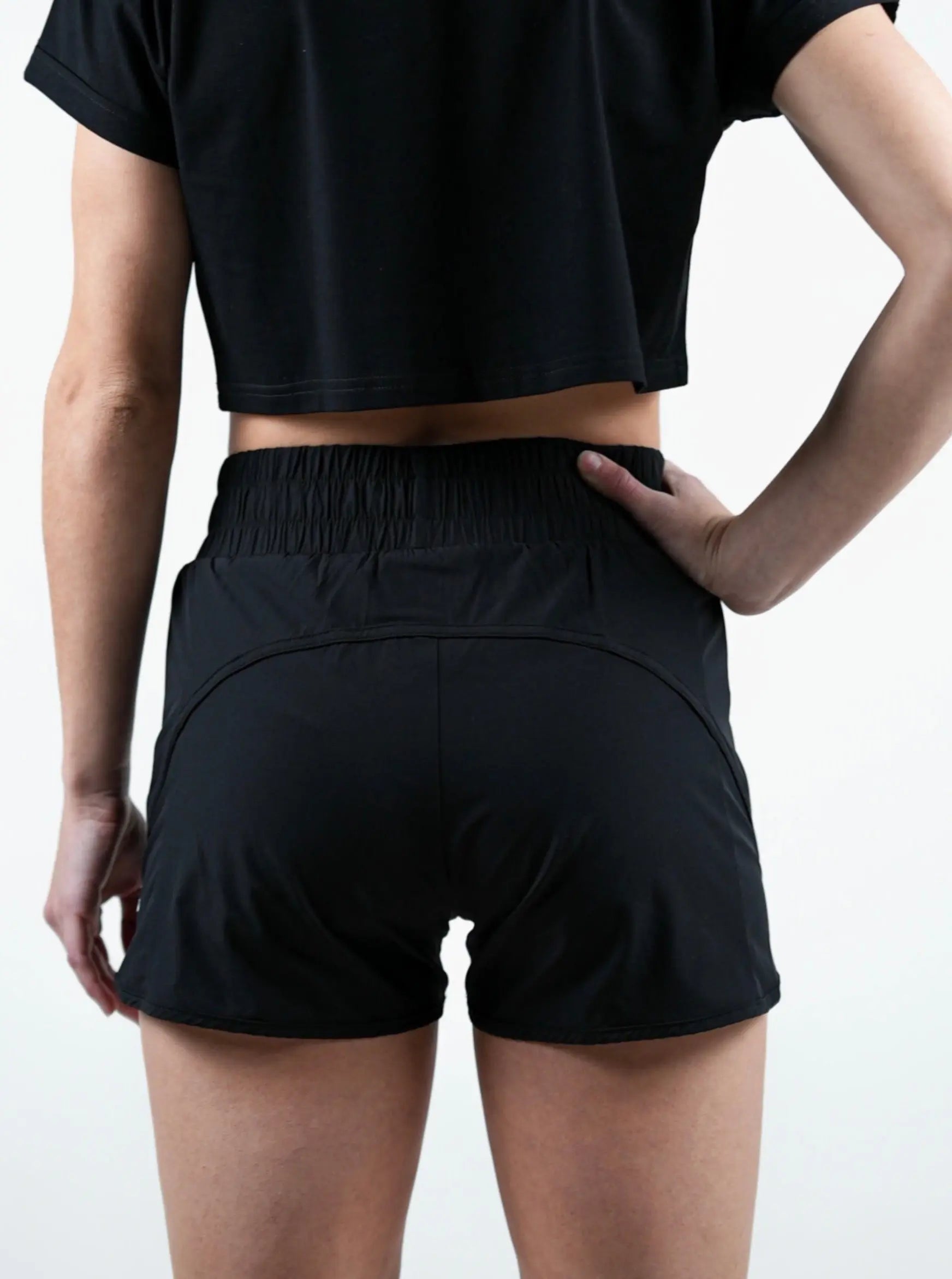 Women's Running Shorts - Black HolStrength