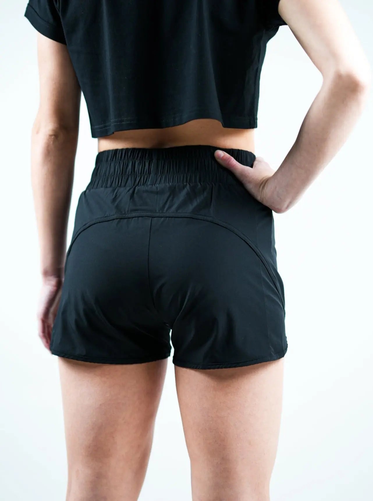 Women's Running Shorts - Black HolStrength